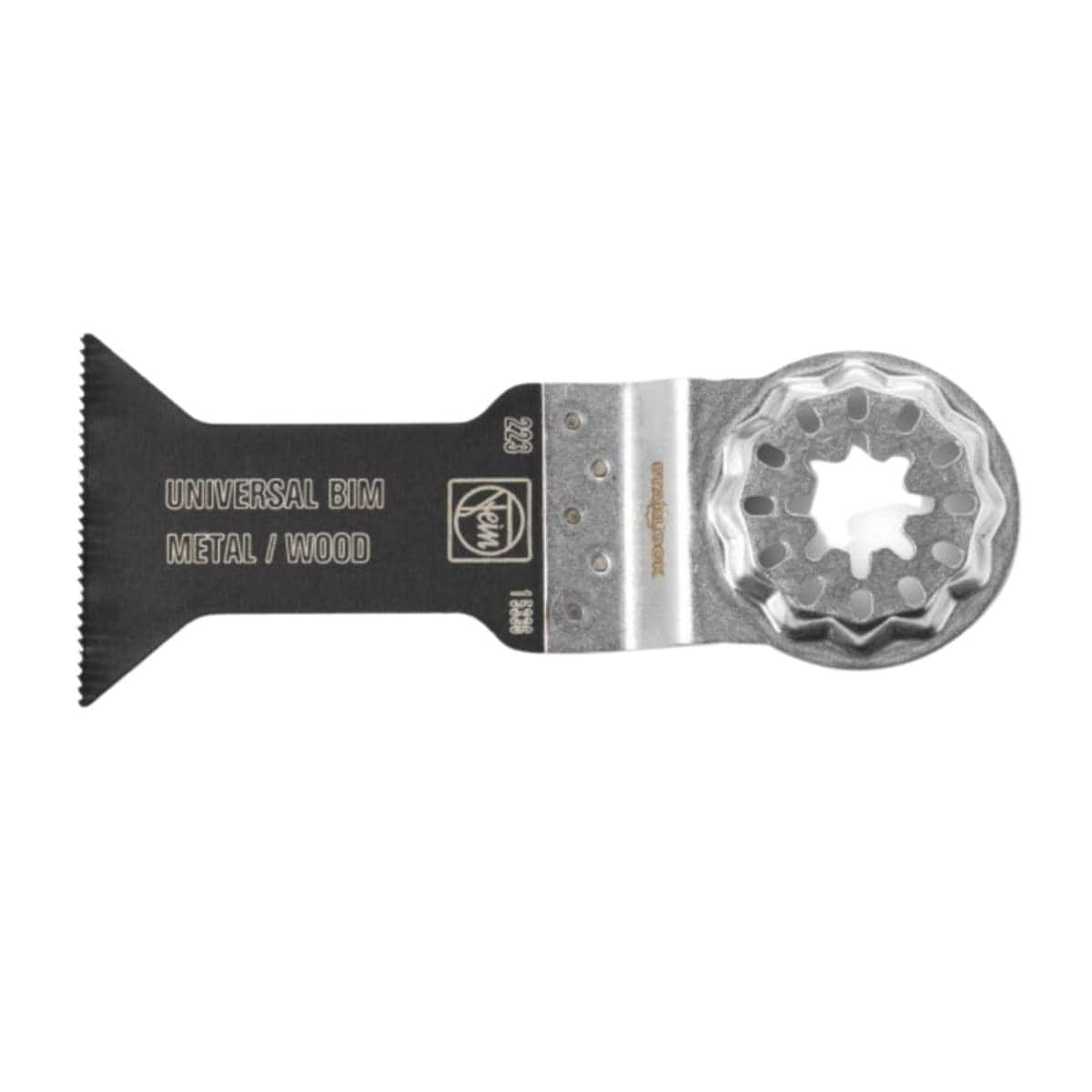 FEIN  Starlock E-Cut Universal Saw Blade - Precision Cutting for Wood Drywall Plastics Bimetal with Wavy Universal Teeth 1-3/4 Medium Width 2-1/8 Length 3-Pack - 63502223270