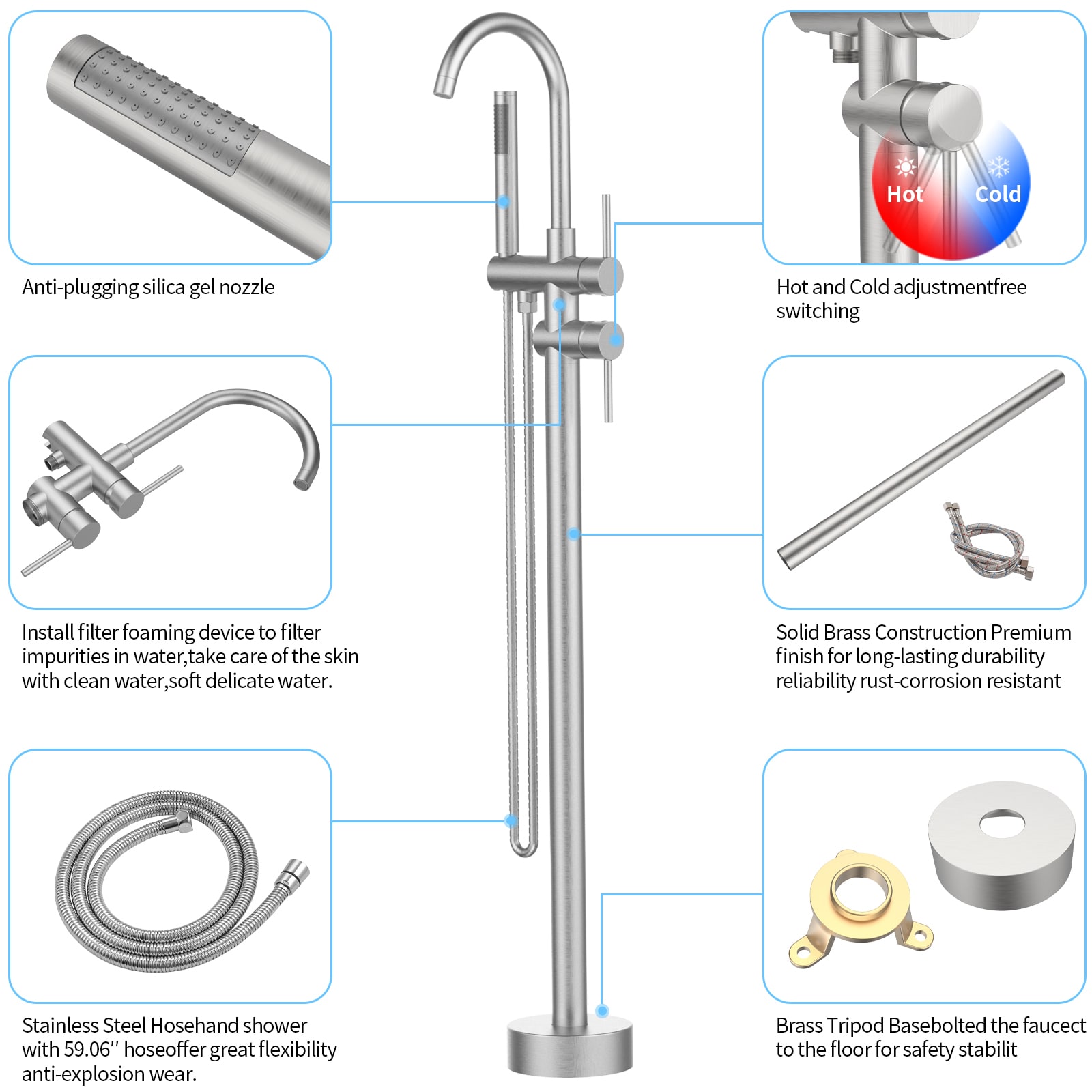 Flynama W108363585-E Roman-Tub-Faucets - View #3