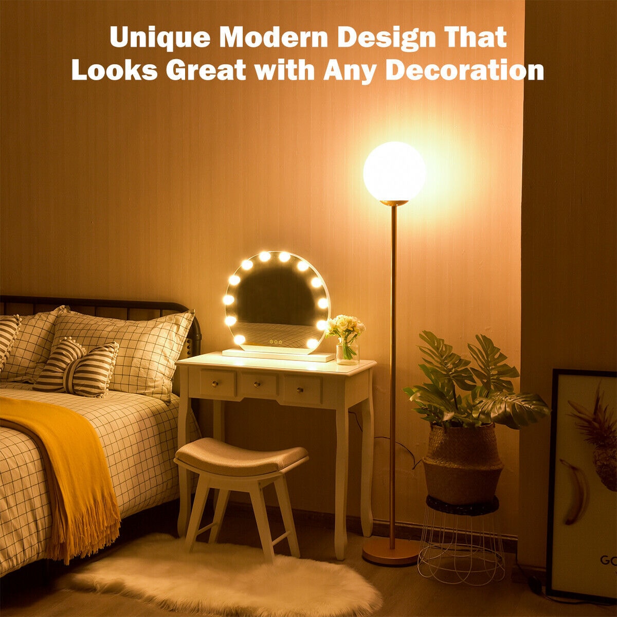 WELLFOR DZJ24273US-GD floorlamps - View #4