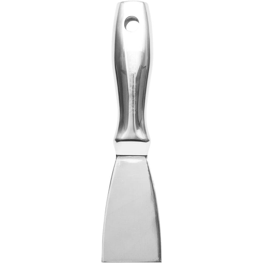 Stainless steel putty knife. Set of 5.