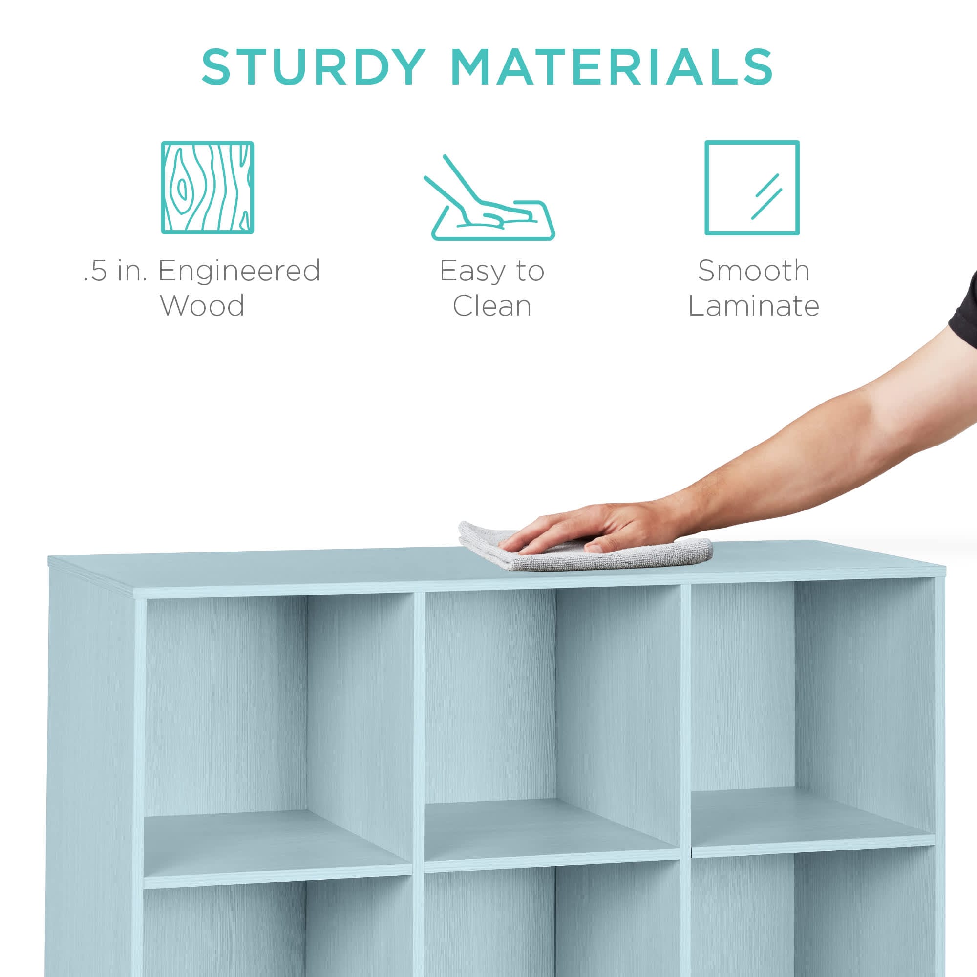 Best Choice Products SKY8720 Laminate-Storage-Cubes - View #5