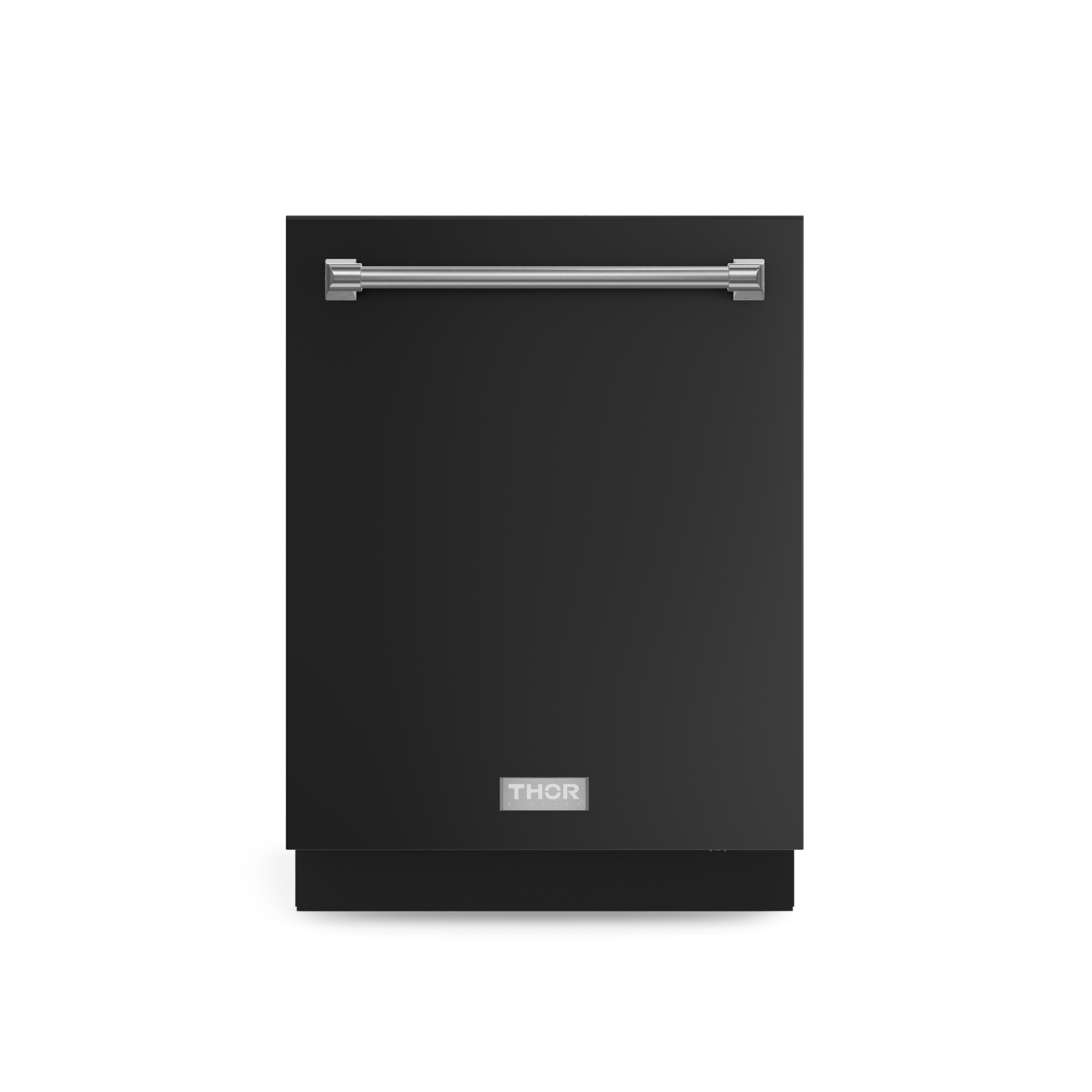 Thor Kitchen DW24X8BA00-SS Gordon Ramsay Series 24-in Top Control Built-in Dishwasher With Third Rack ( Matte Black with Stainless Steel Accents ) ENERGY STAR, 49-Decibel Very Quiet Sound Level