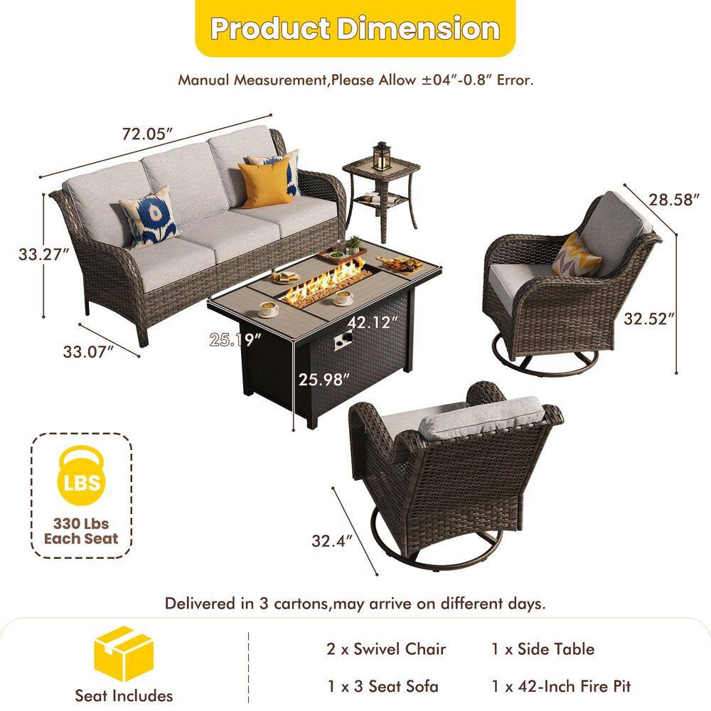 XIZZI IR-NYZNTC400-1 Patio-Sofas-Daybeds - View #3