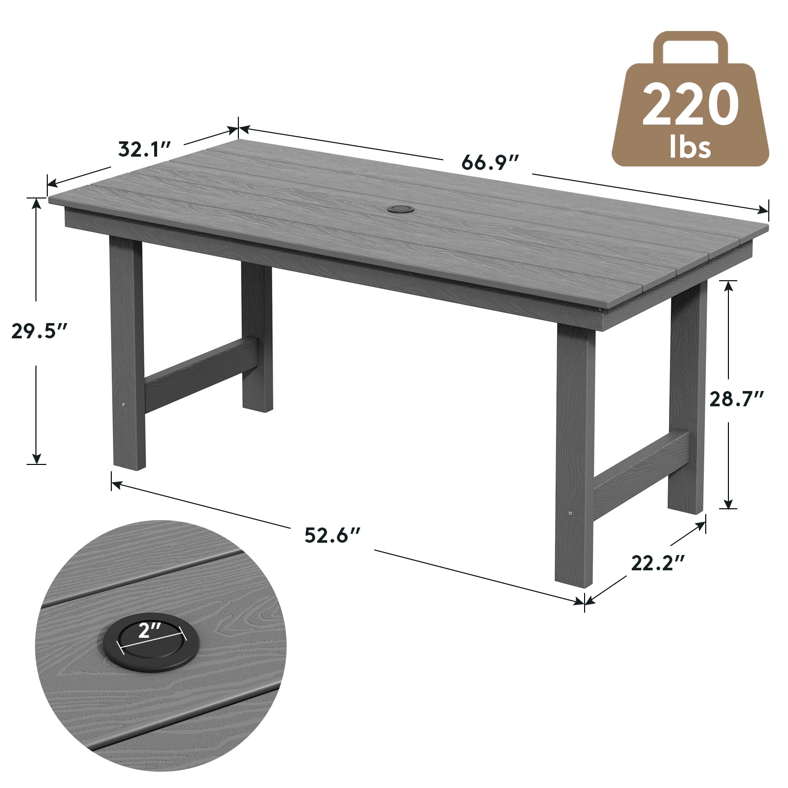 JEAREY JYCZ-GY Patio-Tables - View #2