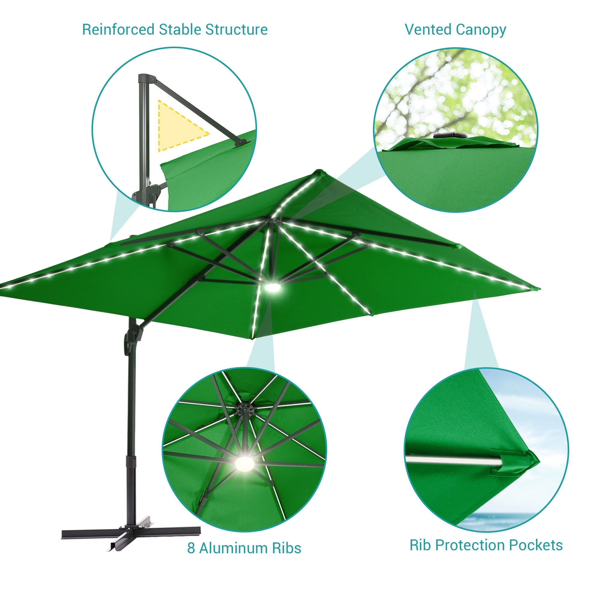 ACEGOSES LW-LED1010-KG Umbrellas-2 - View #5
