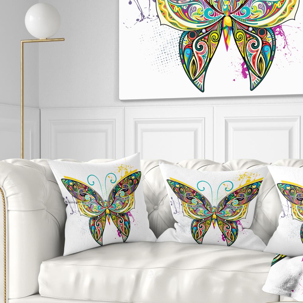Designart CU7804-16-16 16-in x 16-in Multiple Colors Indoor Decorative Pillow
