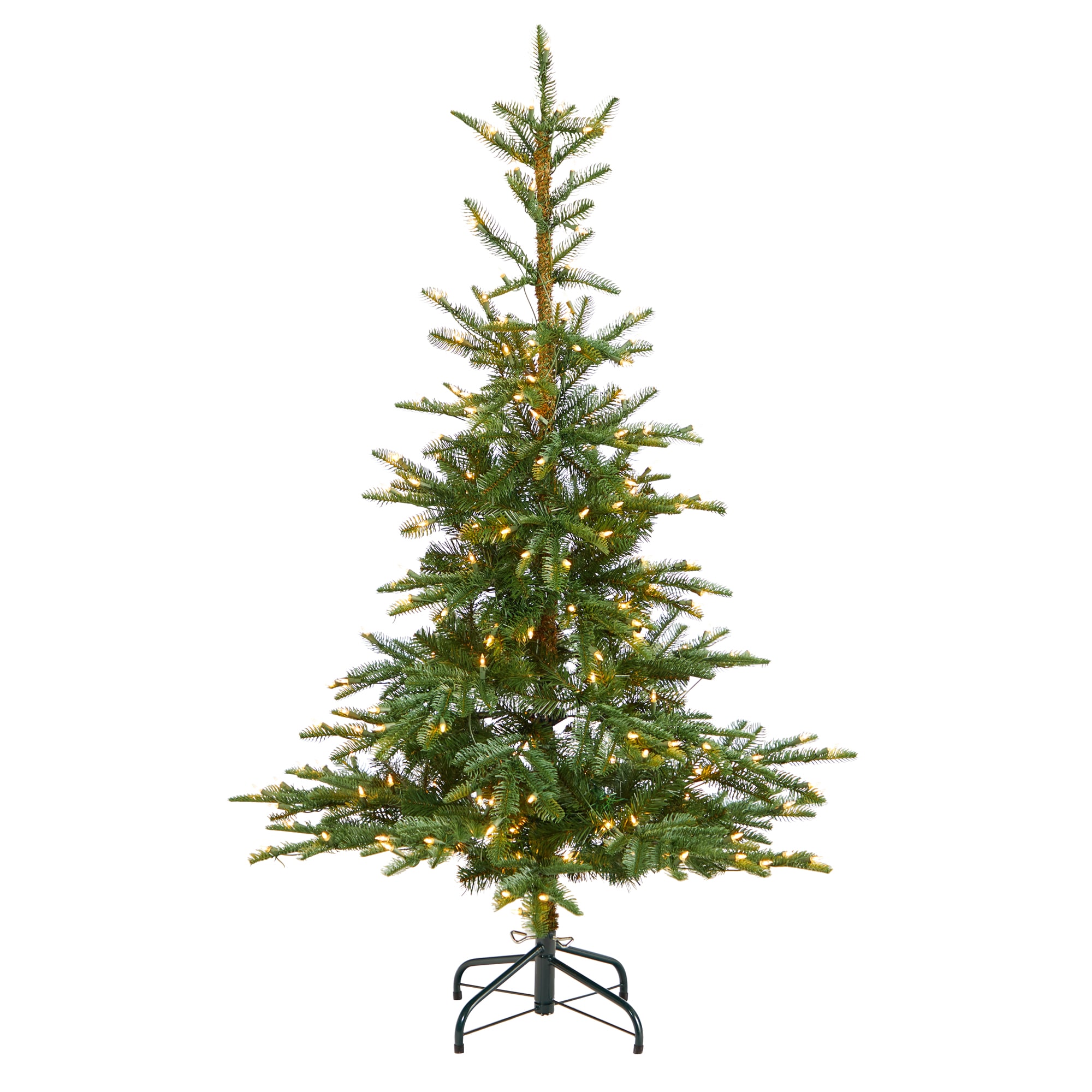 Nearly Natural 5-ft Spruce Pre-lit Artificial Christmas Tree with ...