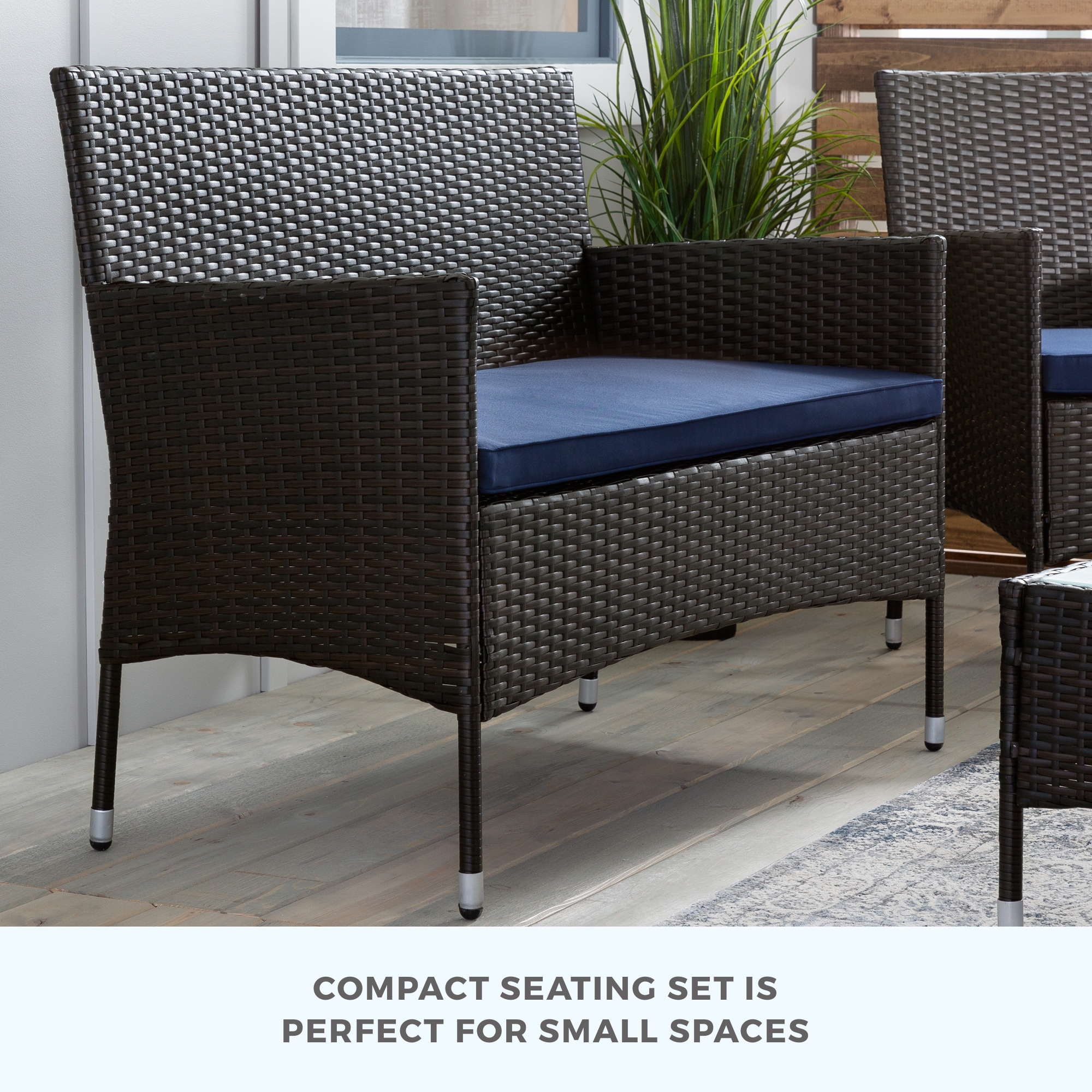 Brookside BS0001OCS04NB Patio-Conversation-Sets - View #2