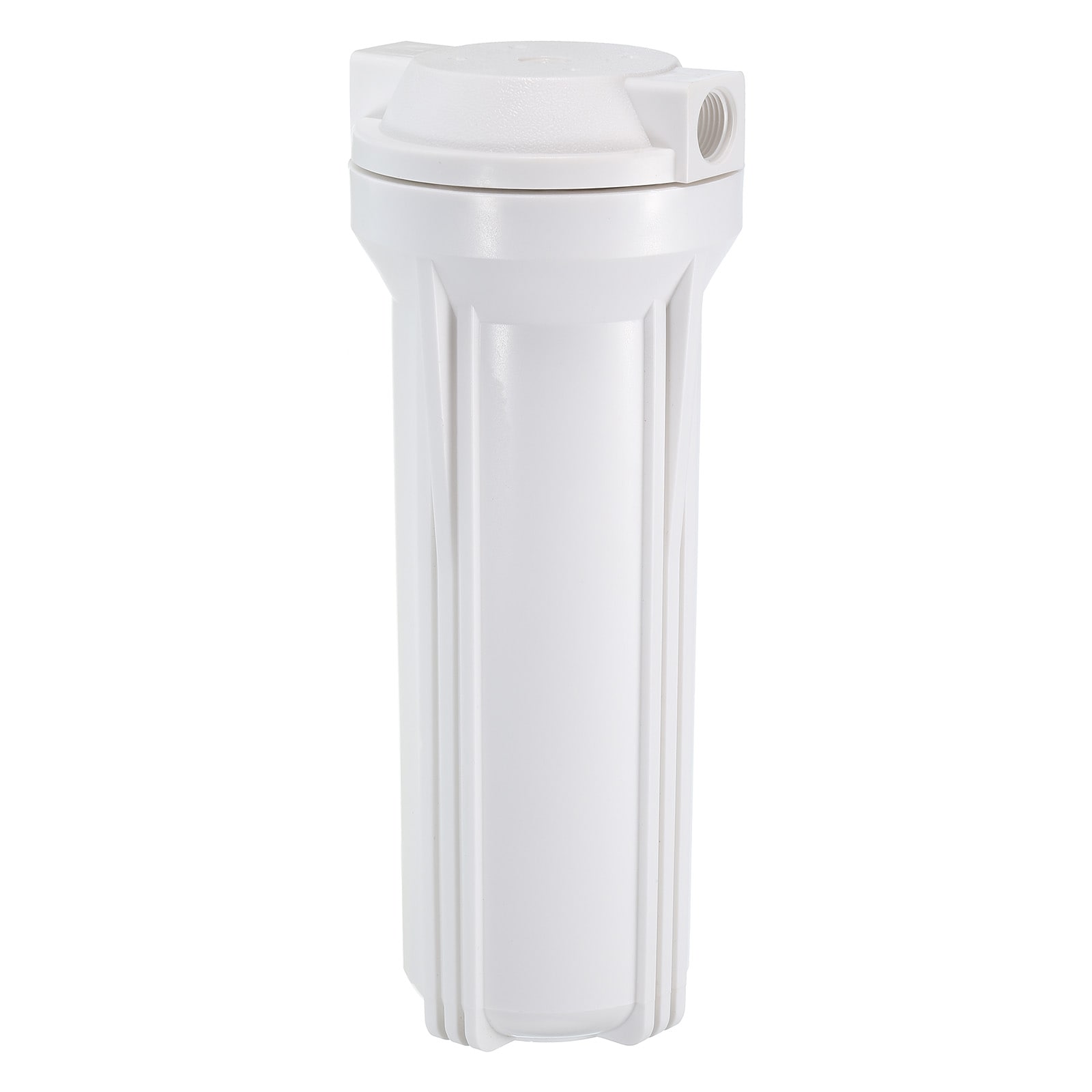 Water Filter Housing 10inch Whole House Filtration System 1/2 Inch Inlet/Outlet Port for Kitchen White