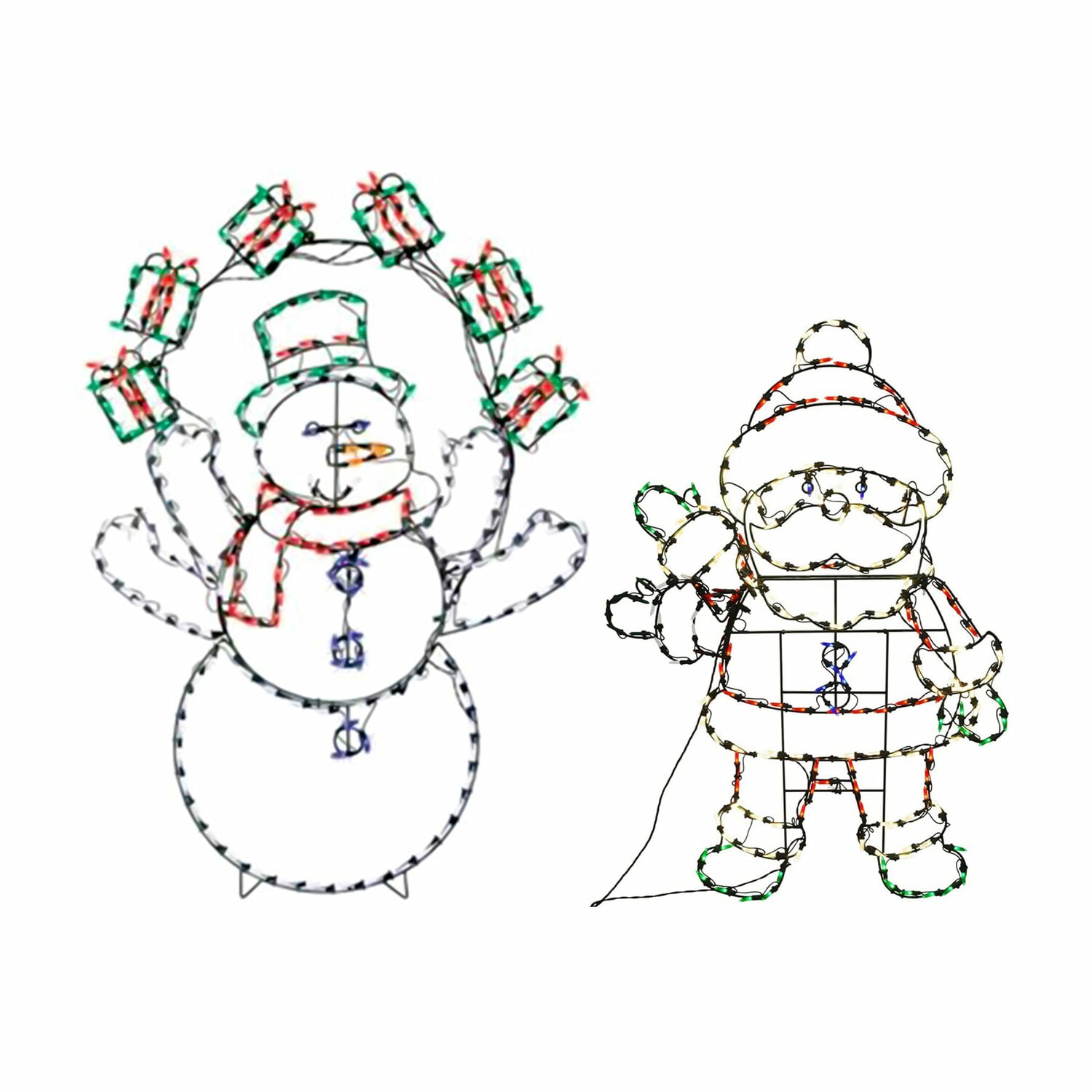 60 in Animated rope light online snowman