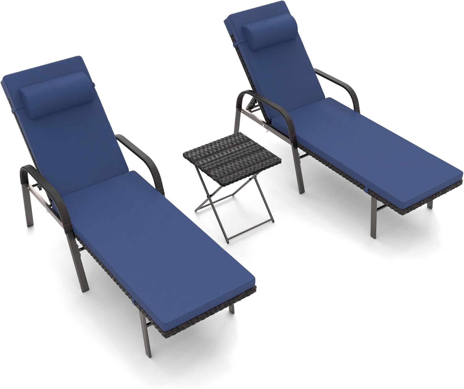 ALAULM LS-ARMTC-NAVY Chaises-Settees - View #2