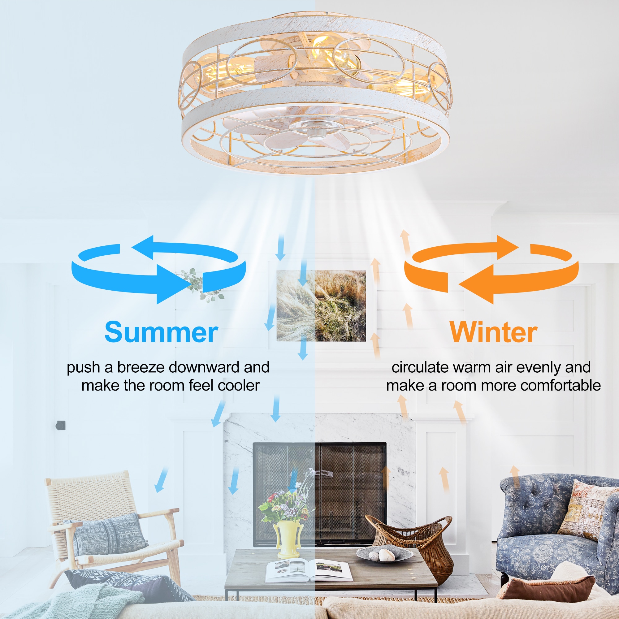 Breezary 35017-WG Ceiling-Fans - View #6