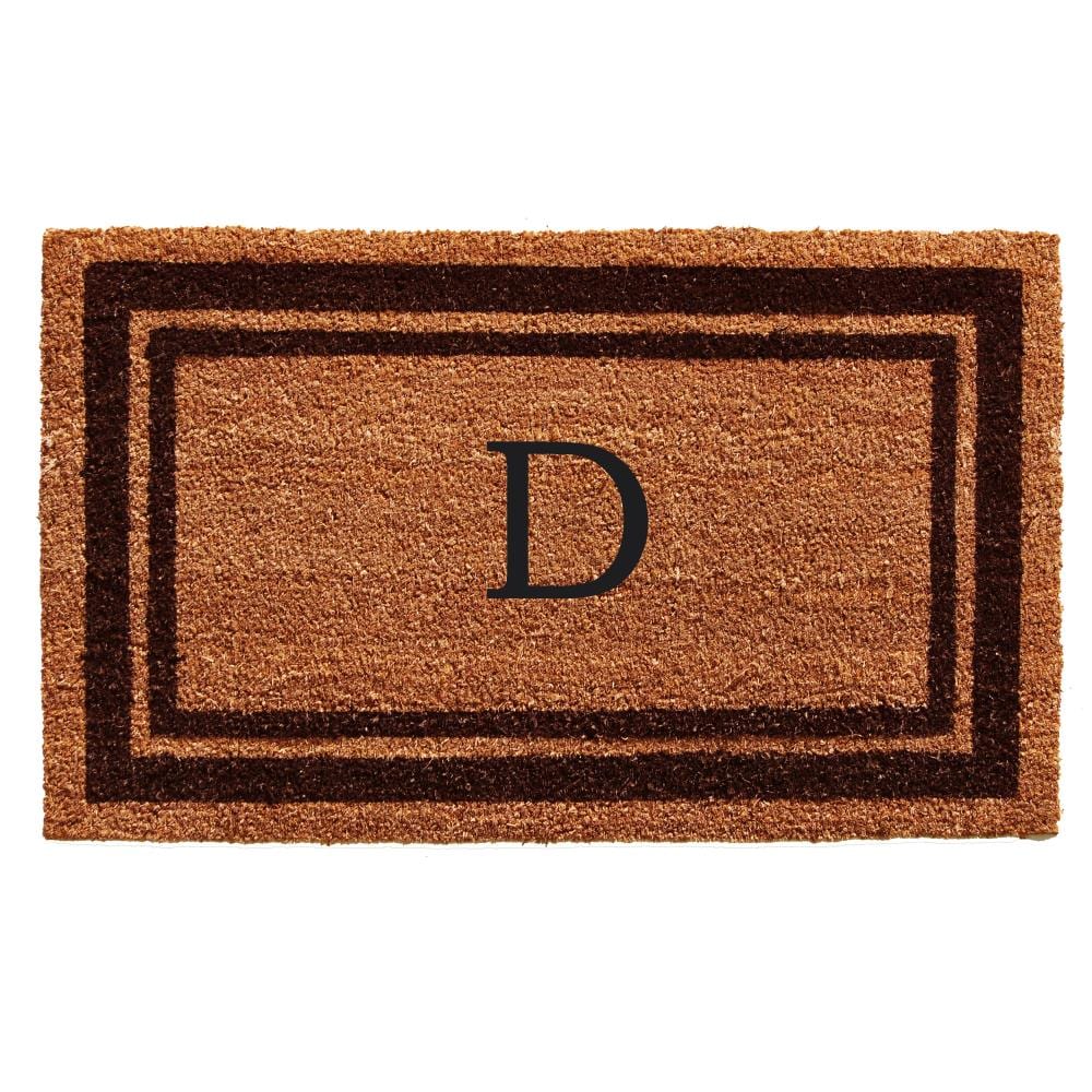 Callowaymills 152981830D 2-ft x 3-ft Natural/Brown Coir/Vinyl Rectangular Indoor or Outdoor Decorative Door Mat