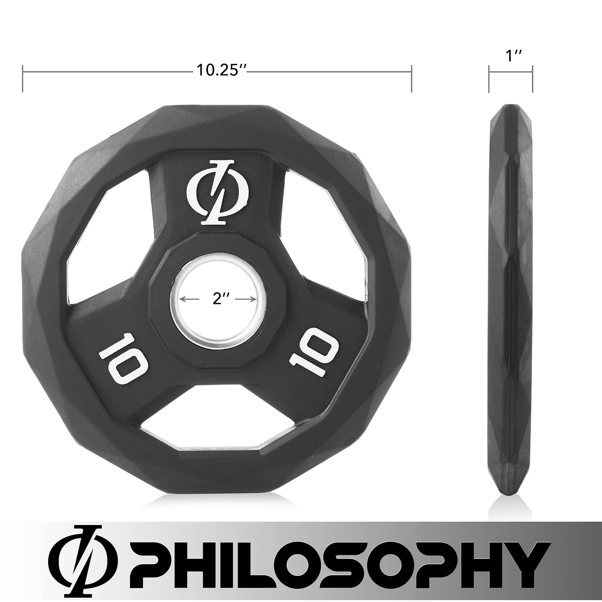 Philosophy Gym OP-RD10-2 Barbells-Weight-Bars-Plates - Thumbnail View #3