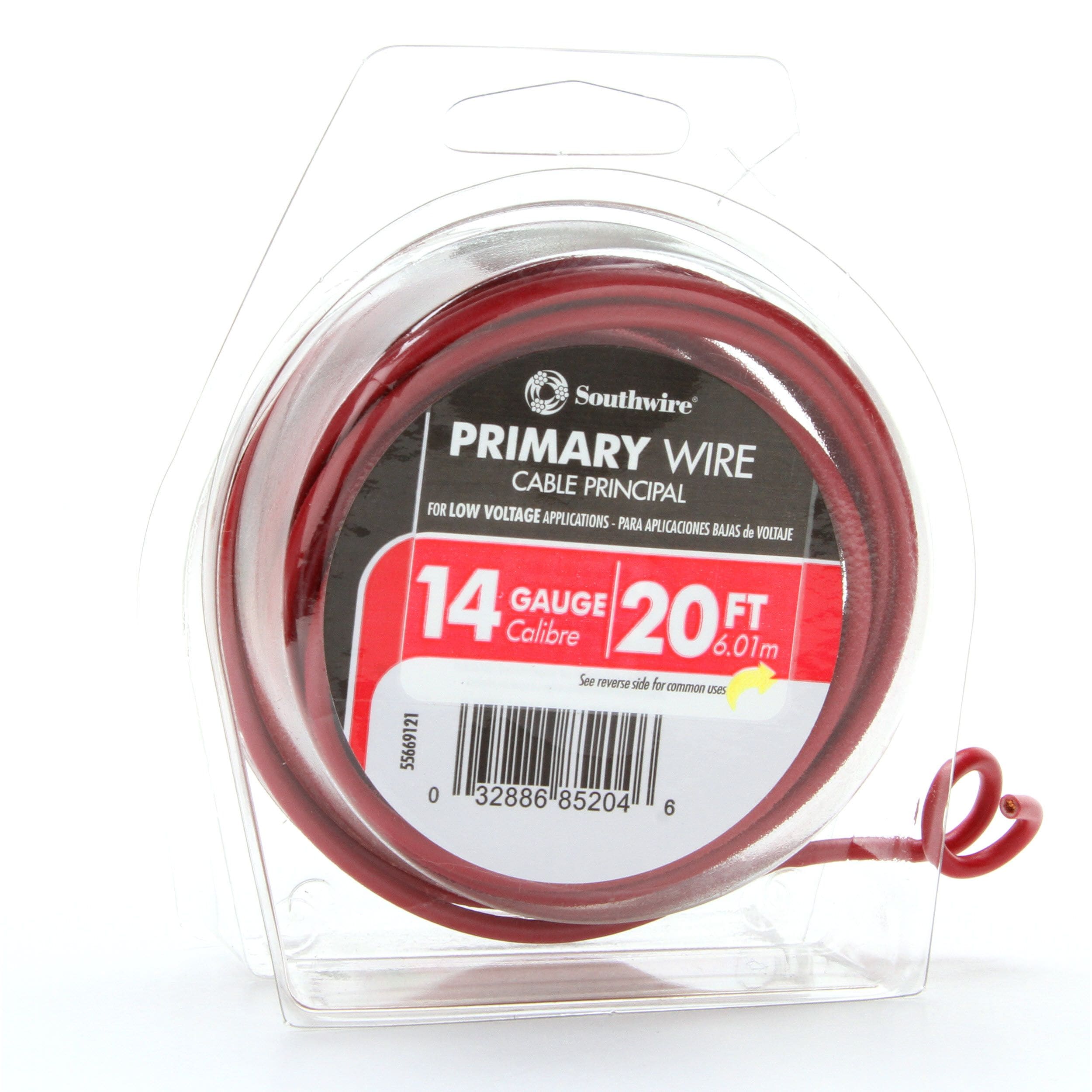 Red 14 AWG Marine Wire -Tinned Copper Primary Boat Cable Yellow and White Green Available in Black Made in The USA 