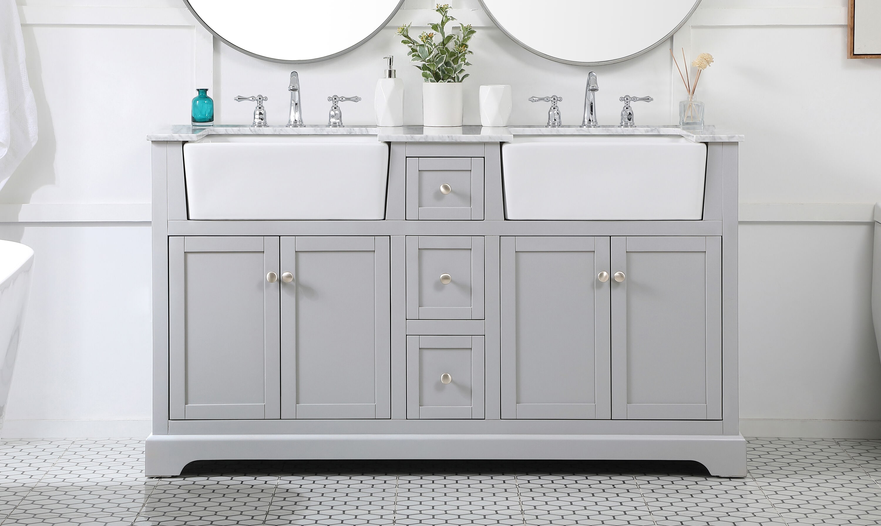 Elegant Decor HF180780DGR Bath-Vanity-Combo - View #2