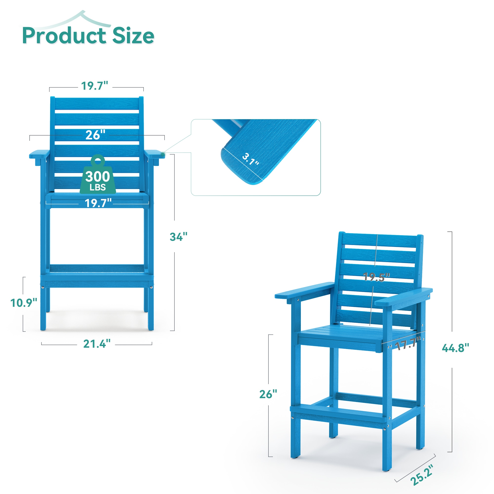 LUE BONA 2LB23DC0008-400LS Patio-Chairs - View #5
