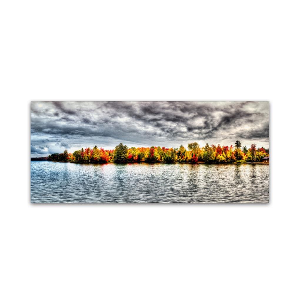 Trademark Fine Art MA0493-C819GG Framed 8-Inches H x 19-Inches W Landscape Canvas Print