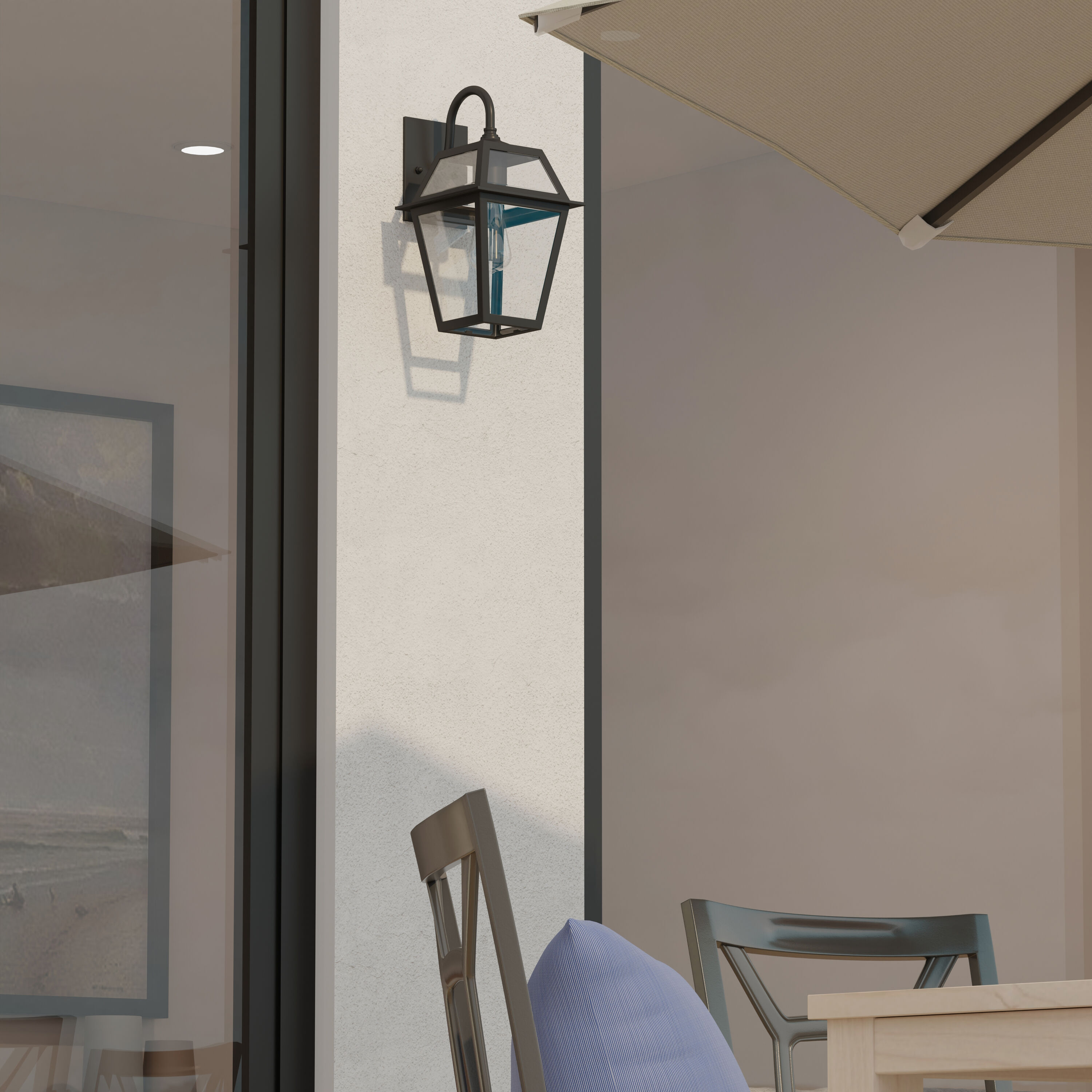 allen + roth WLM143BK Outdoor-Wall-Lighting - View #4