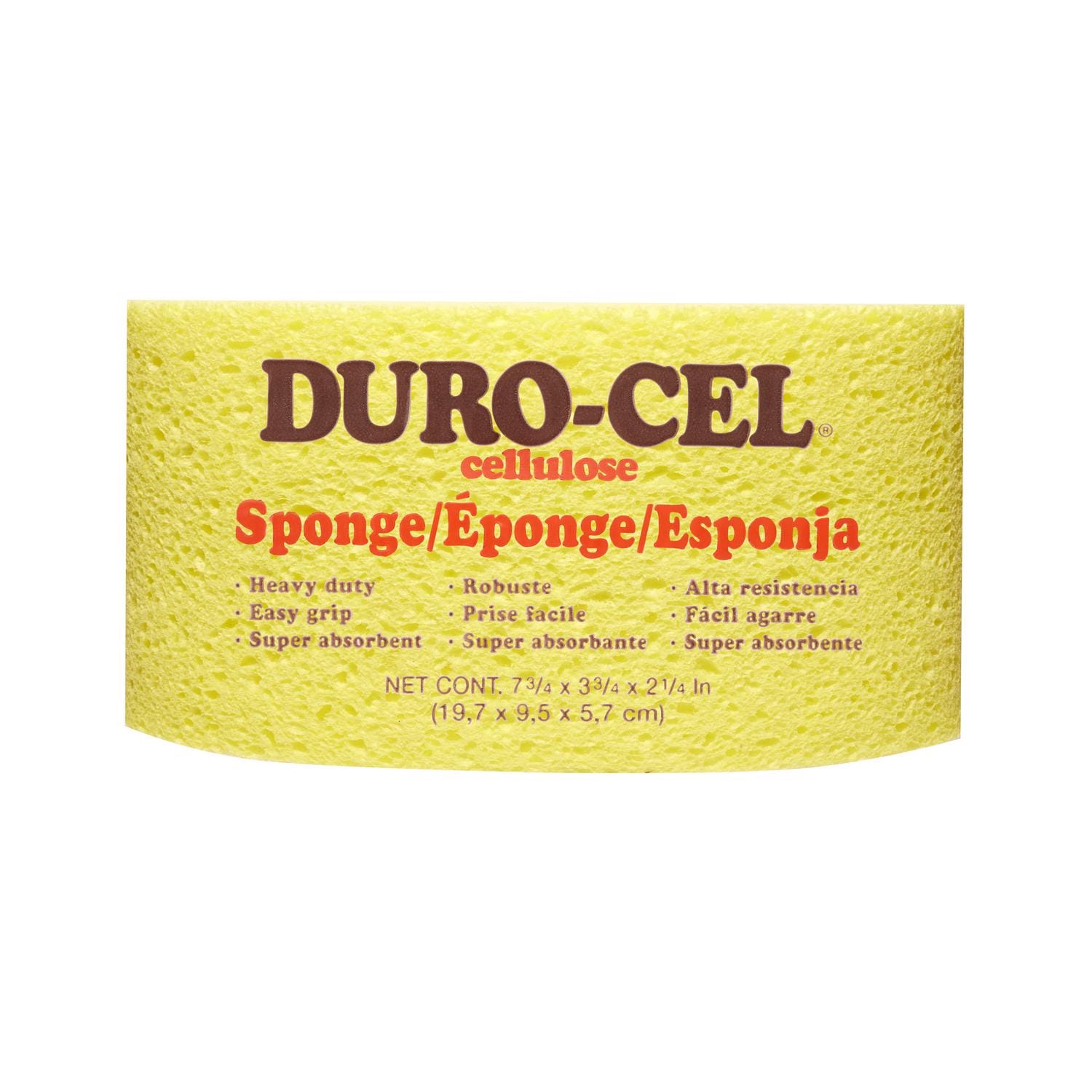 Acme - Duro Cel Heavy Duty Turtleback Sponge For All Purpose 7 3/4 in. L 1 pc