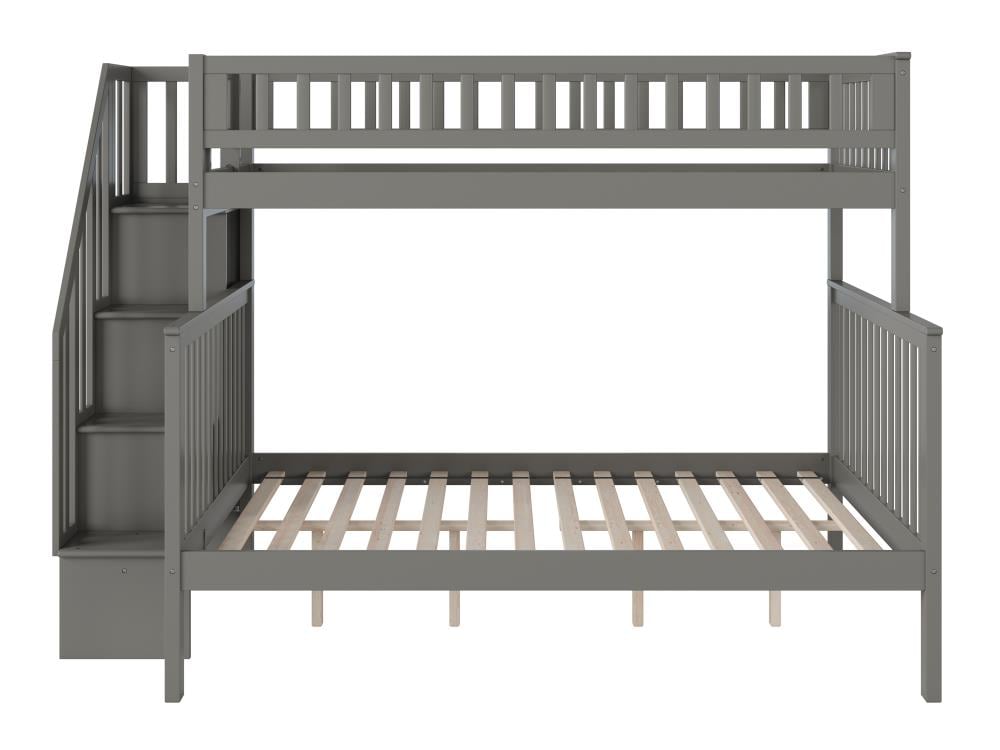 AFI Furnishings Woodland Grey Twin Over Full Bunk Bed in the Bunk Beds ...