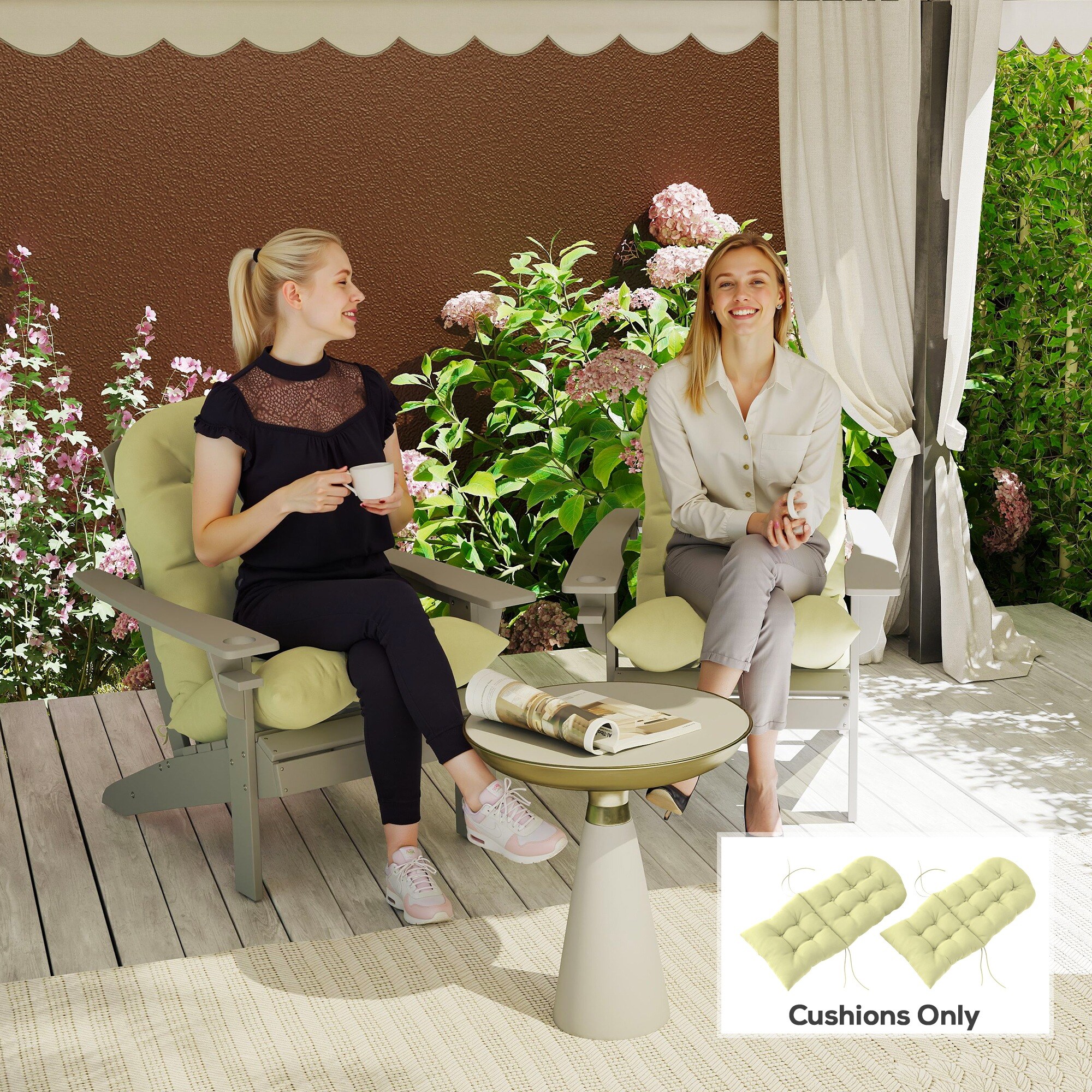 Outsunny 84G-689V00BG Patio-Furniture-Cushions - View #2