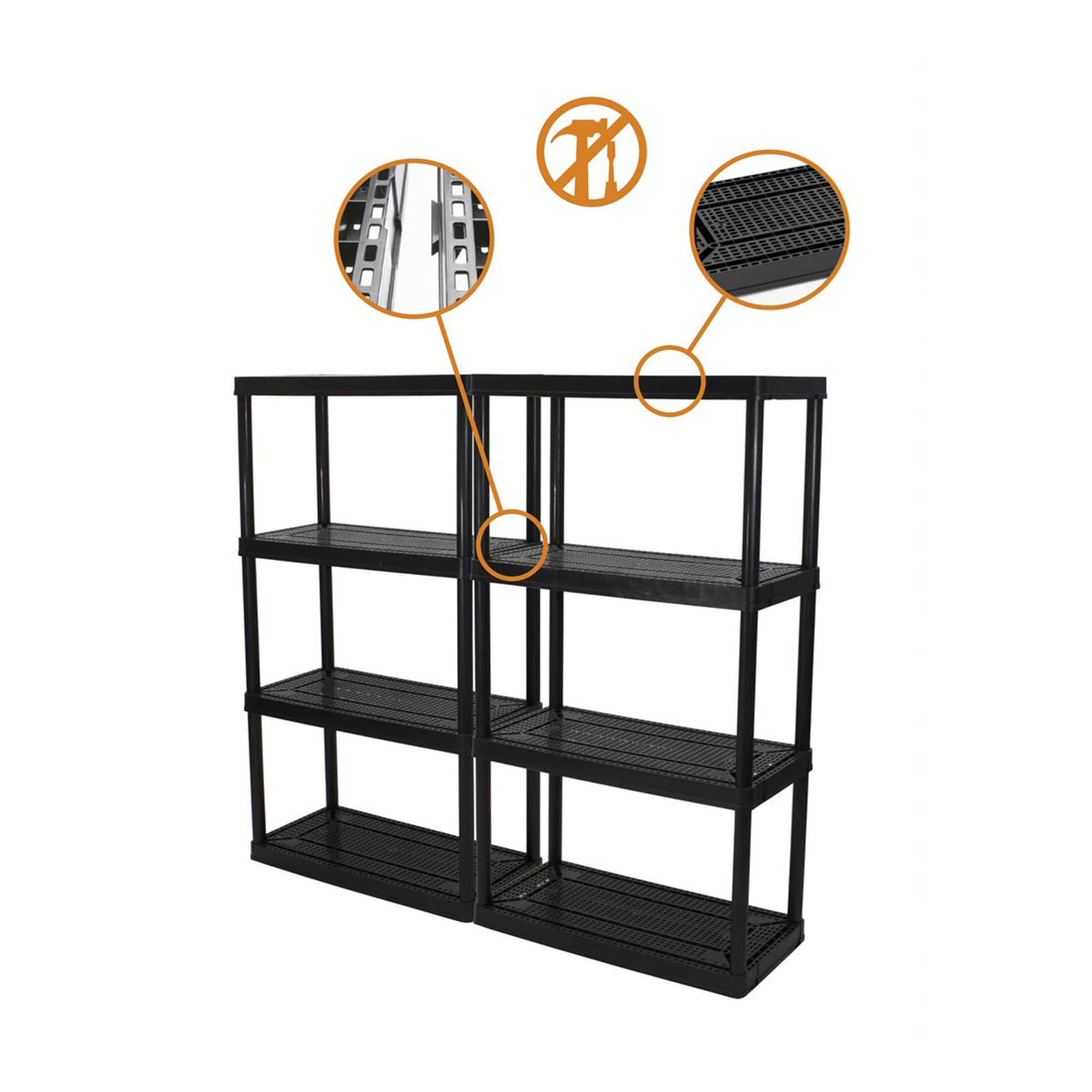 Gracious Living 101917 Free-Standing-Shelving - View #5
