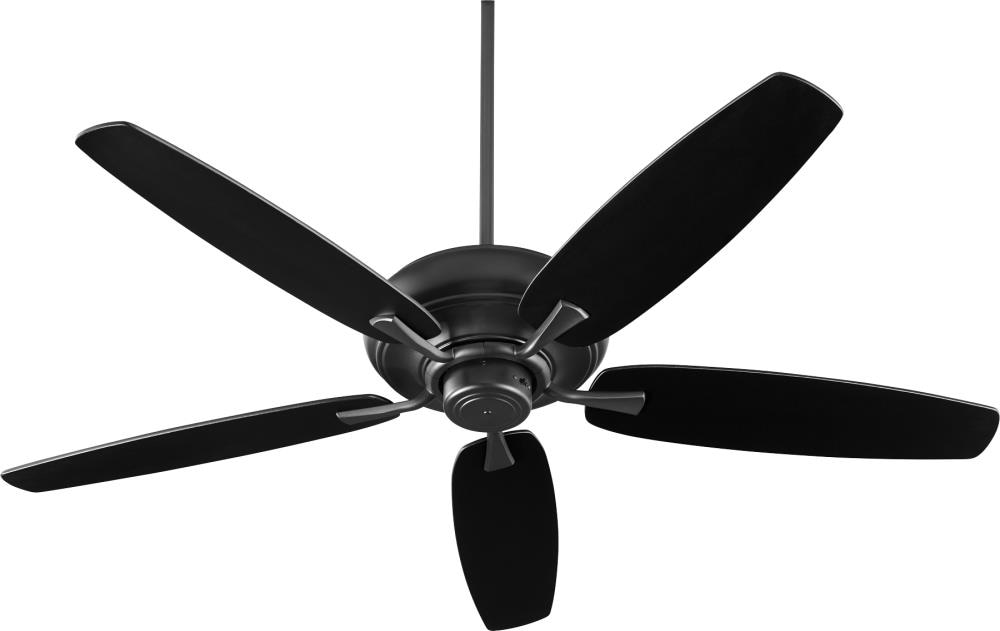 Quorum International 90565-69 Apex 56-in Noir Indoor Ceiling Fan (5-Blade)