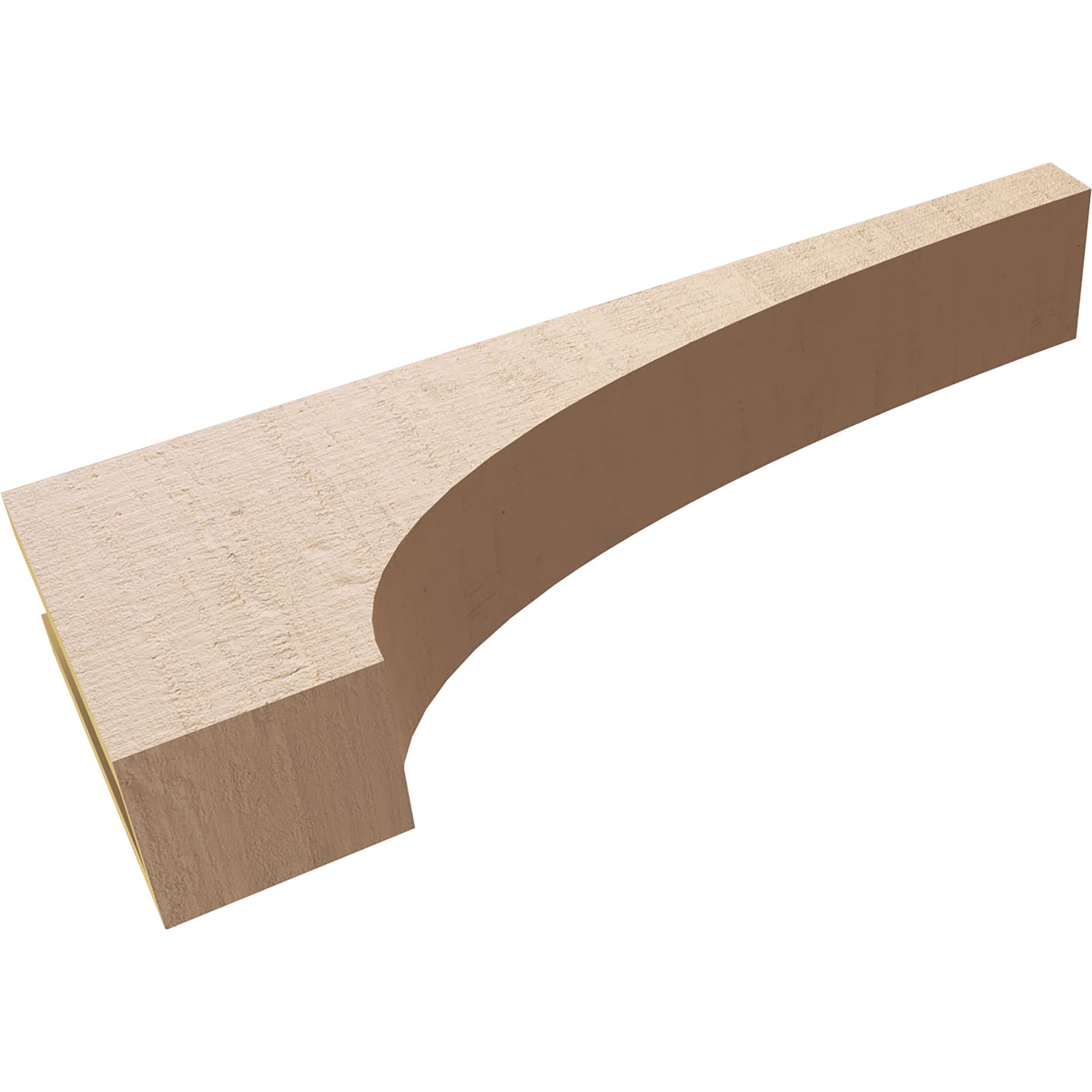 Ekena Millwork CORU04X24X08HUNRCPR corbels - View #6