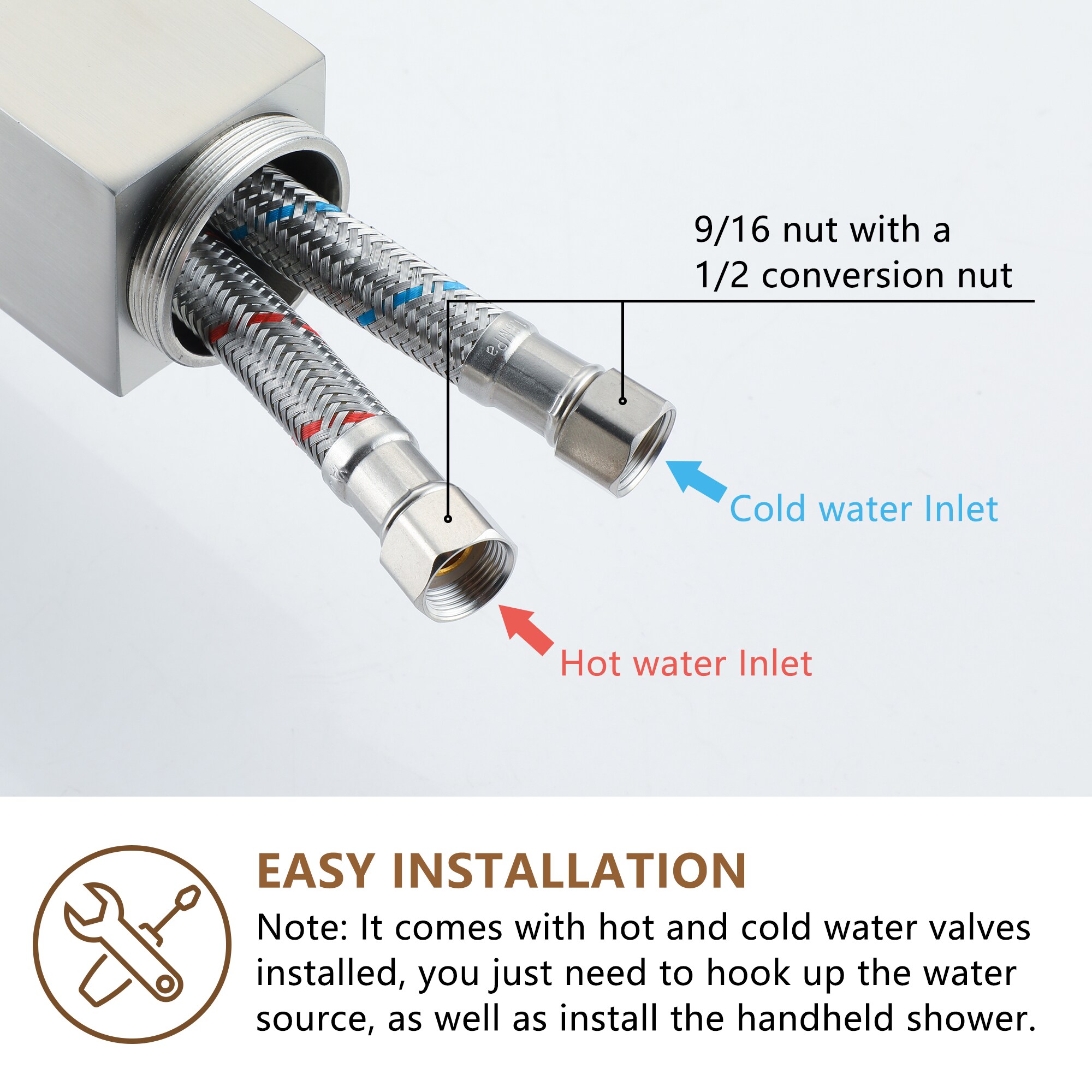 Clihome TC-247BN-BF Roman-Tub-Faucets - View #10