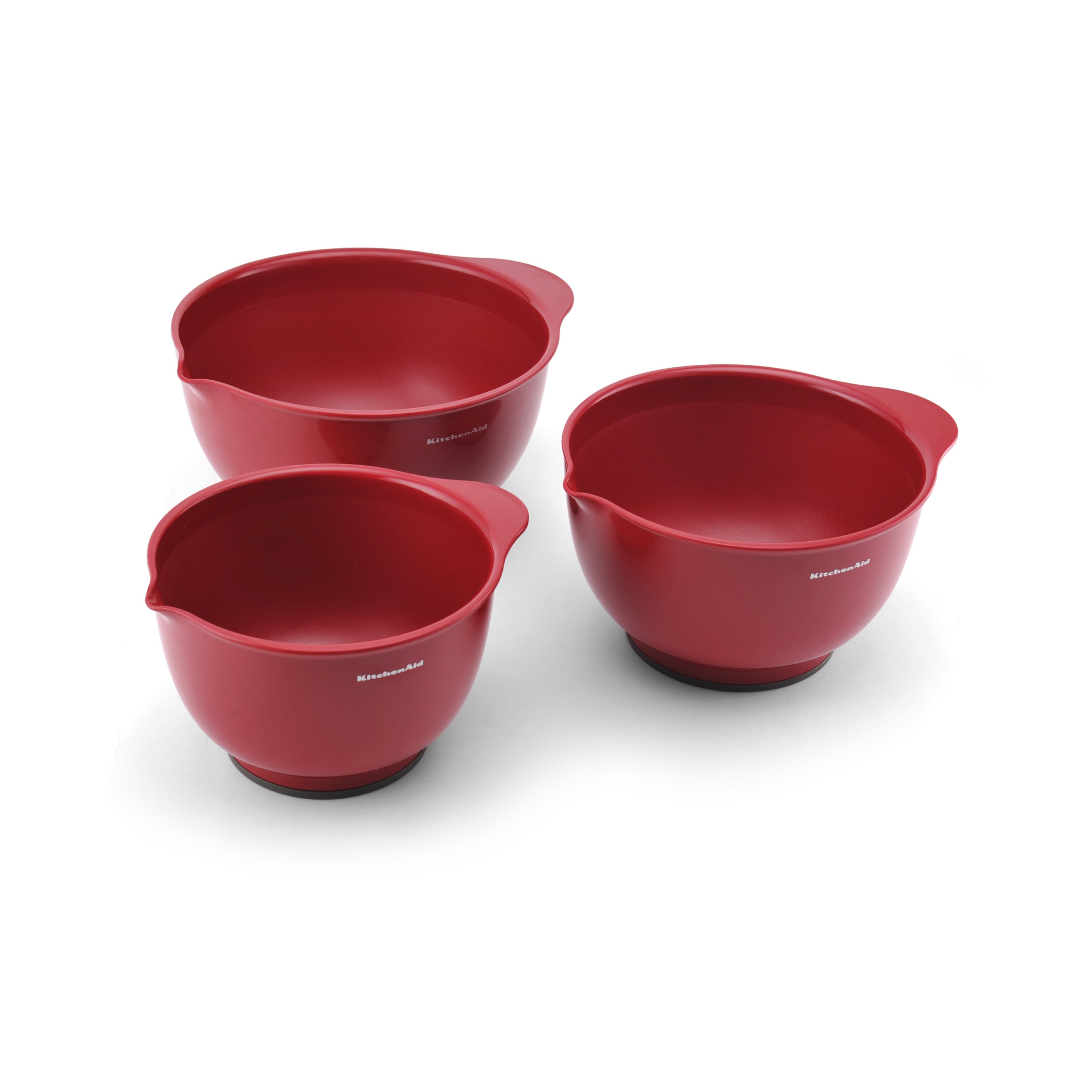 KitchenAid 5 Piece Mixing Bowls Set Ice Blue Nonslip Base for sale online