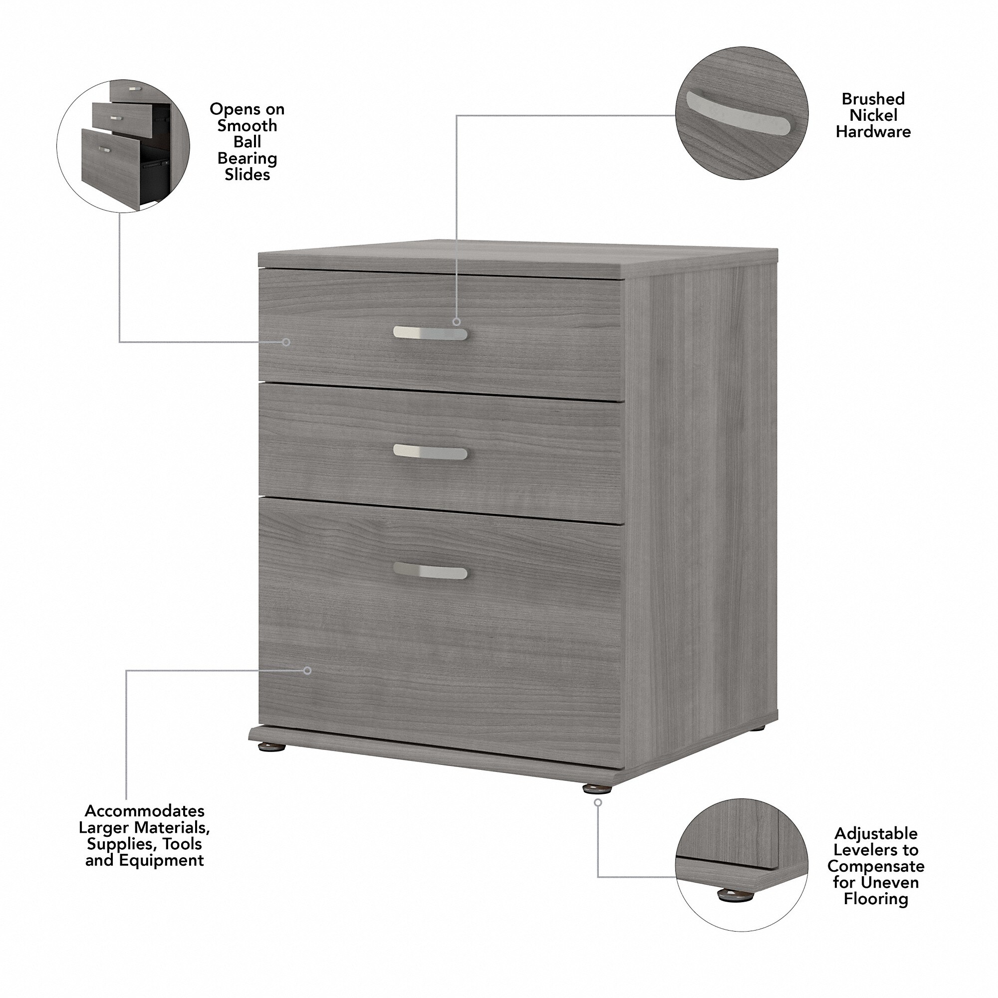 Bush Business Furniture UNS328PG Utility-Storage-Cabinets - View #3