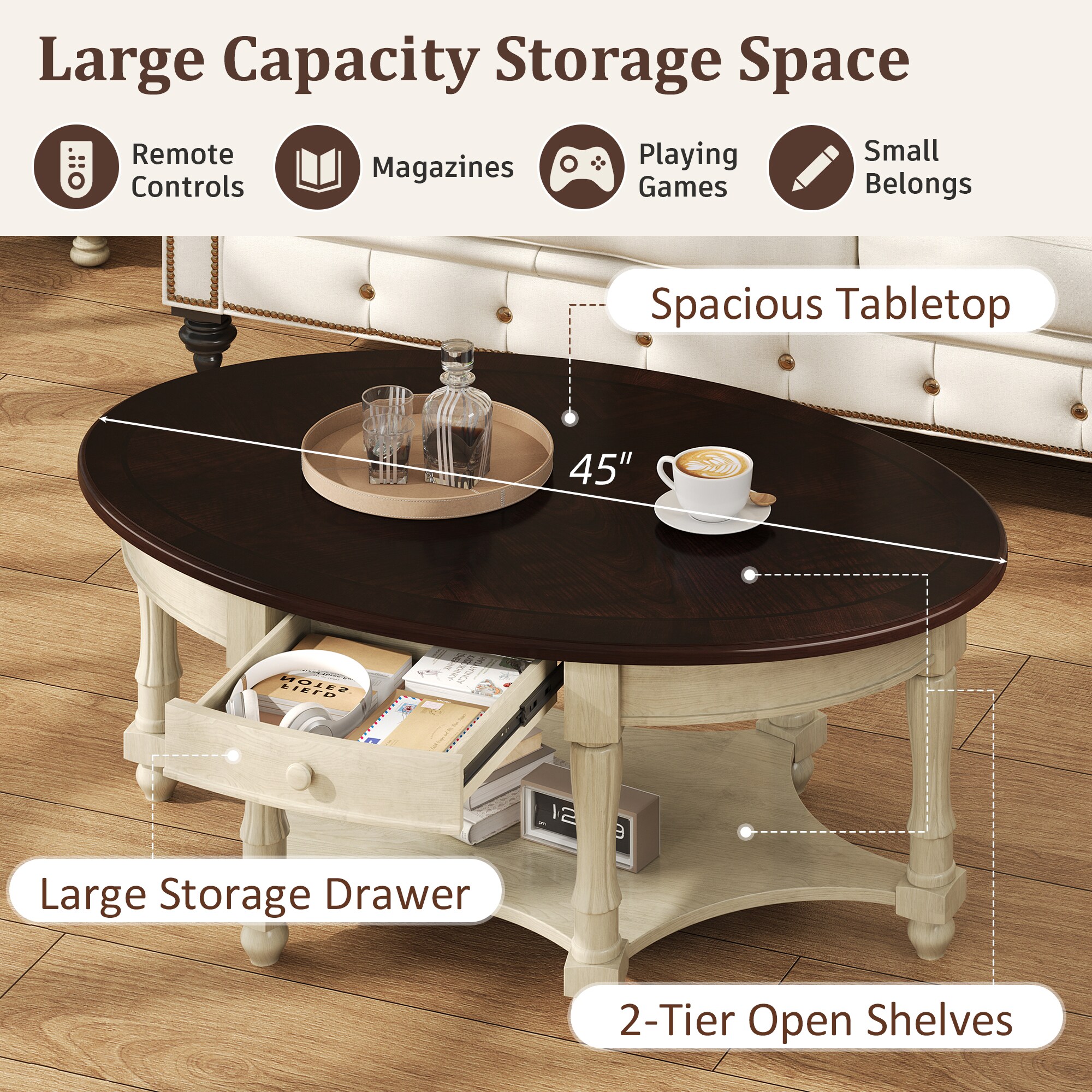 ModernLuxe L3P-N735P277388K Coffee-Tables - View #6