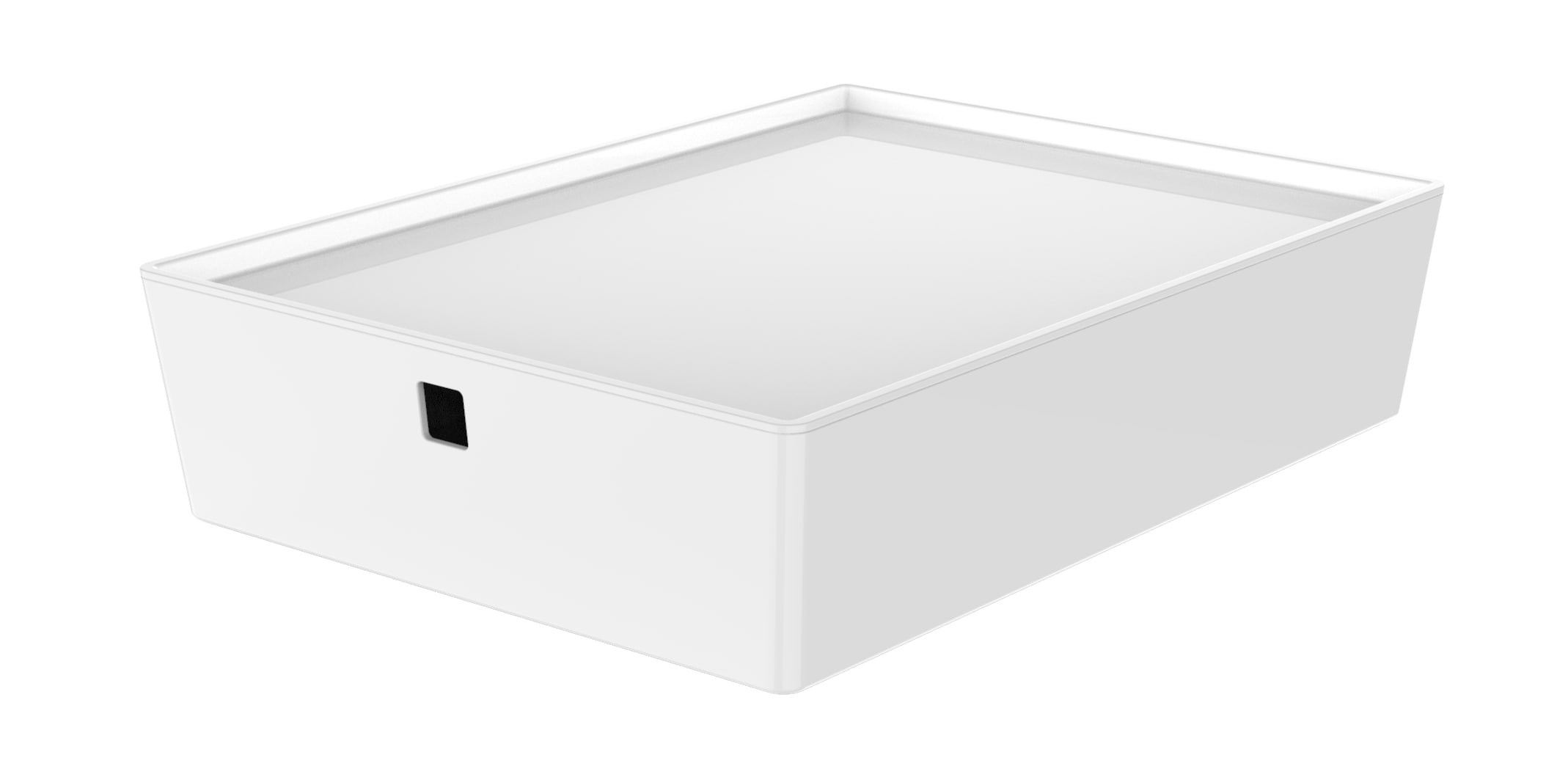 White plastic storage bin box – FCG Home