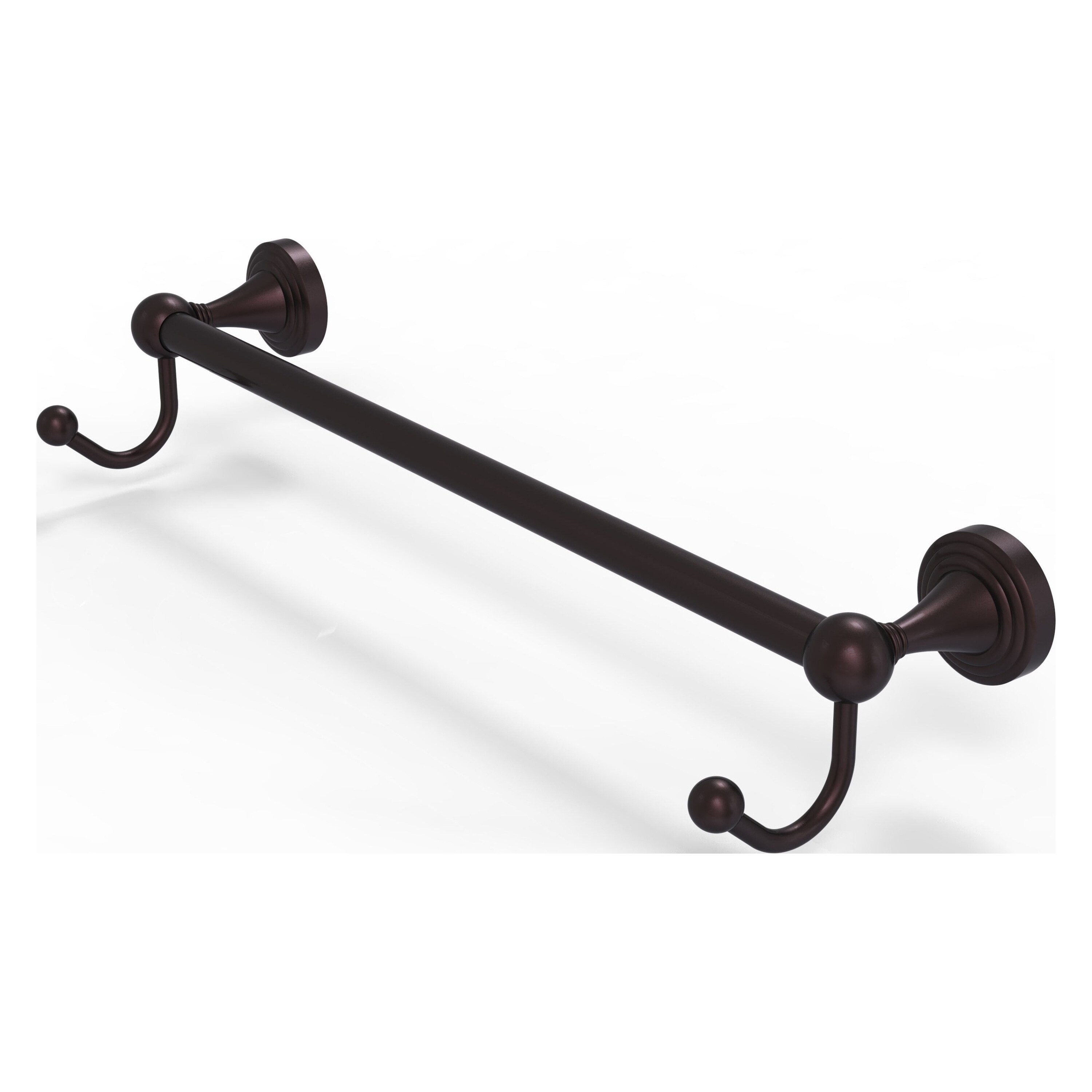 Allied Brass SG-41-30-HK-ABZ Sag Harbor 30-in Antique Bronze Wall mount Single Towel Bar