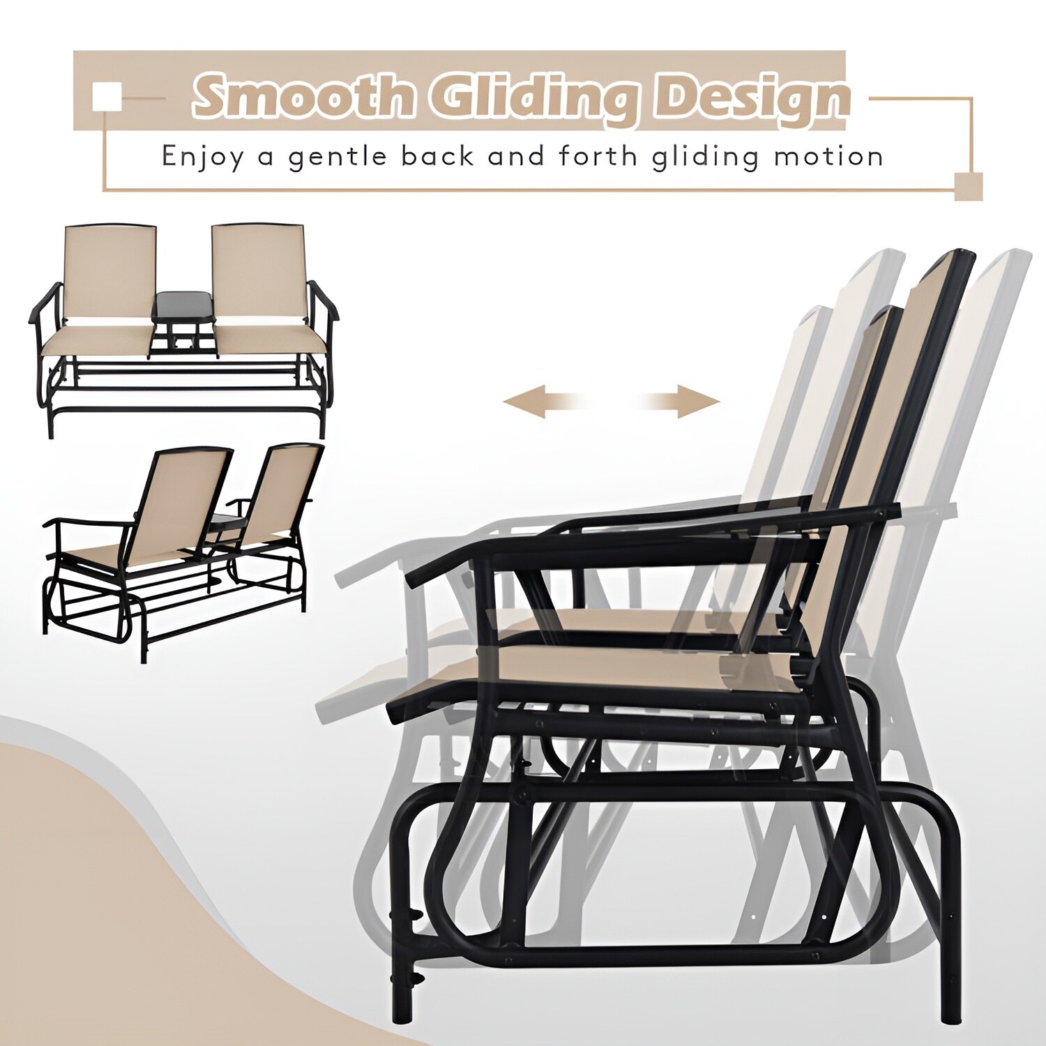 Slickblue D-CO-EB75307PO Patio-Sofas-Daybeds - View #5