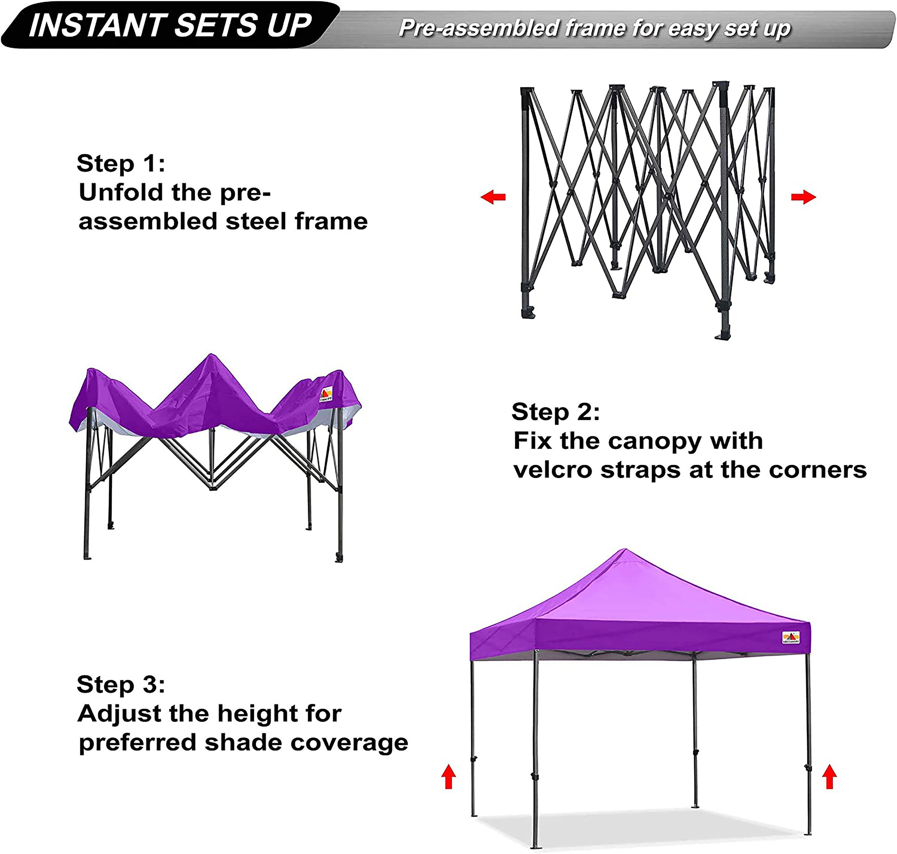 ABCCANOPY 10X10KK-PURPLE Canopies-Sl - View #5