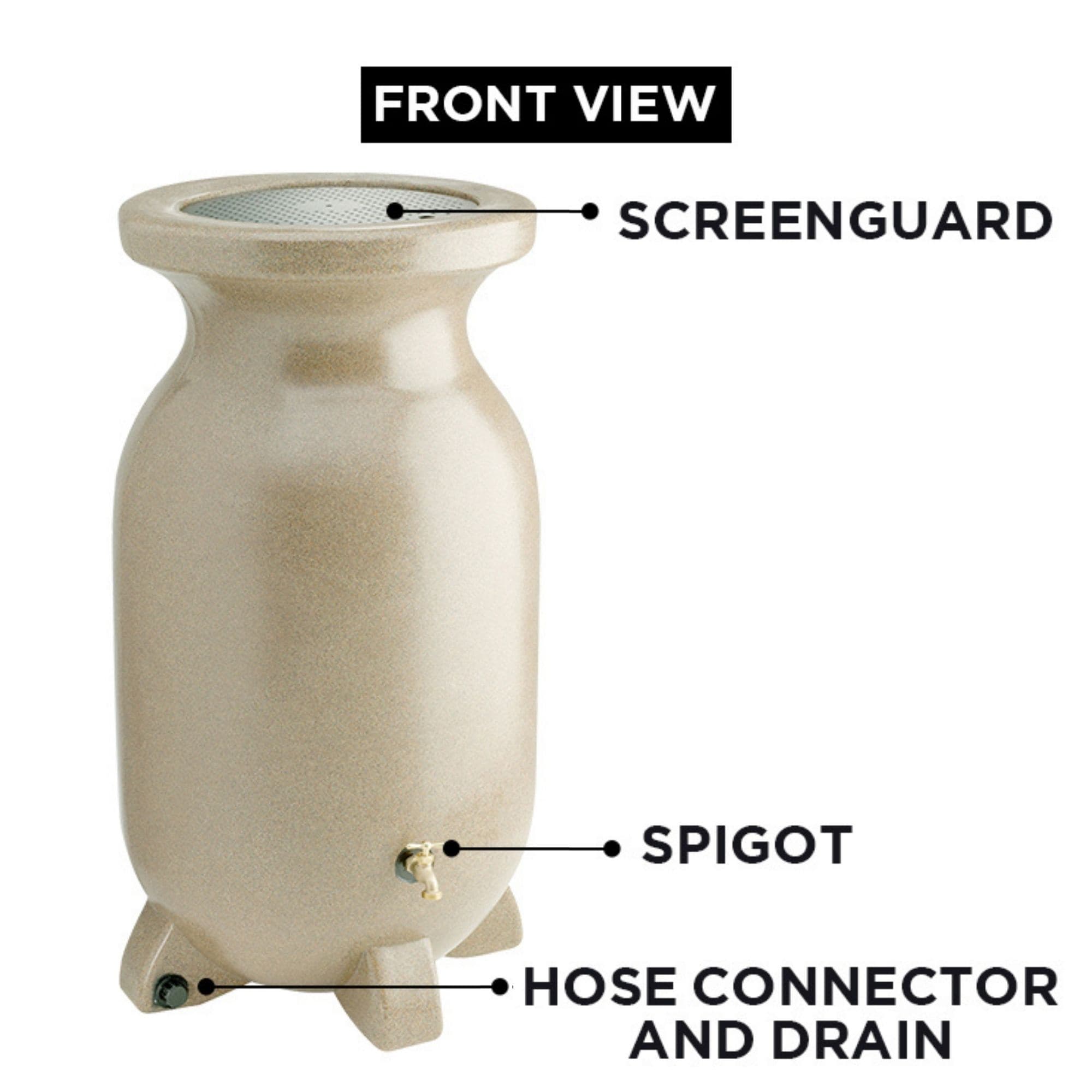 KoolScapes RBSS-75L Rain-Barrels - View #3
