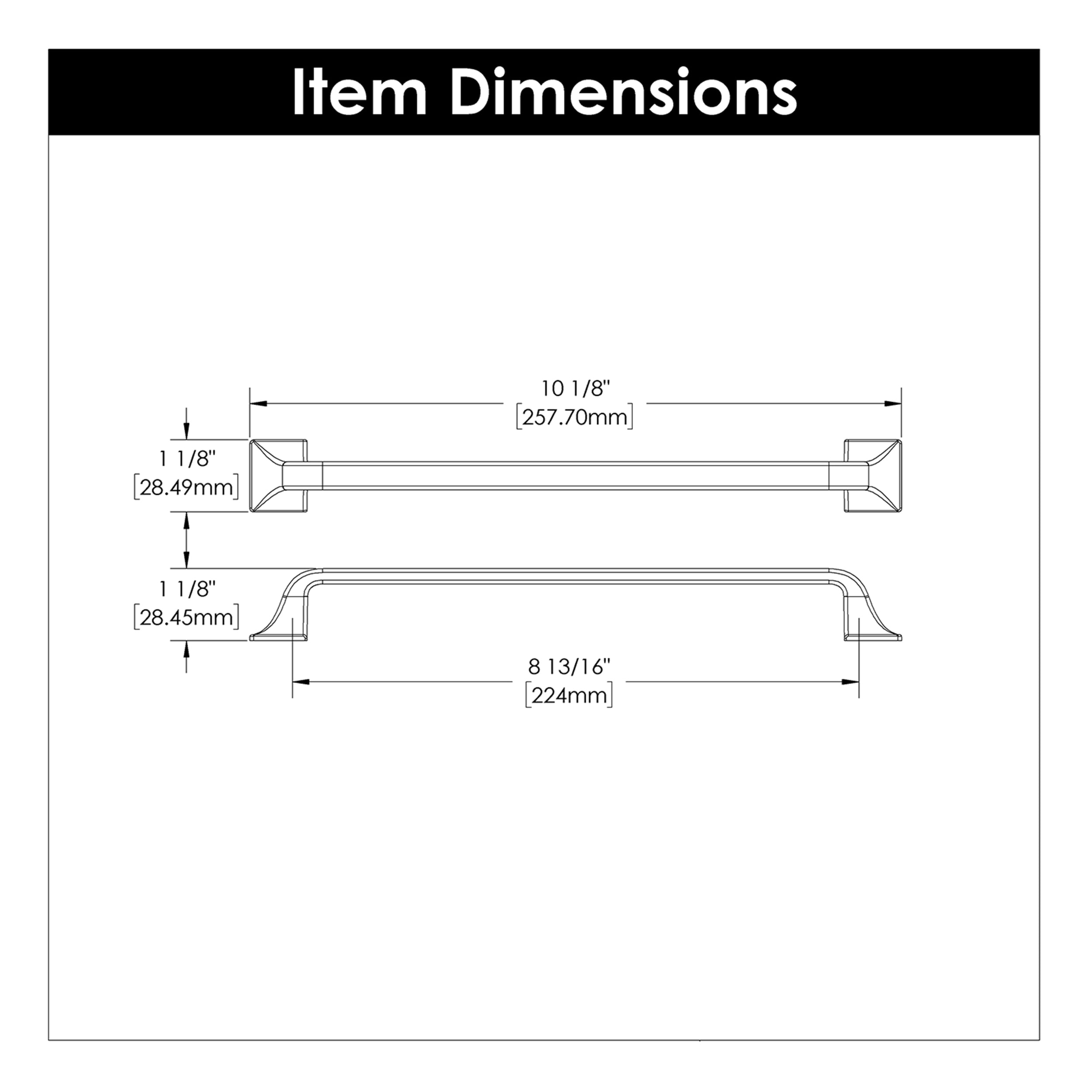 Hickory Hardware H076705-BI-5B Cabinet-Pulls - View #4