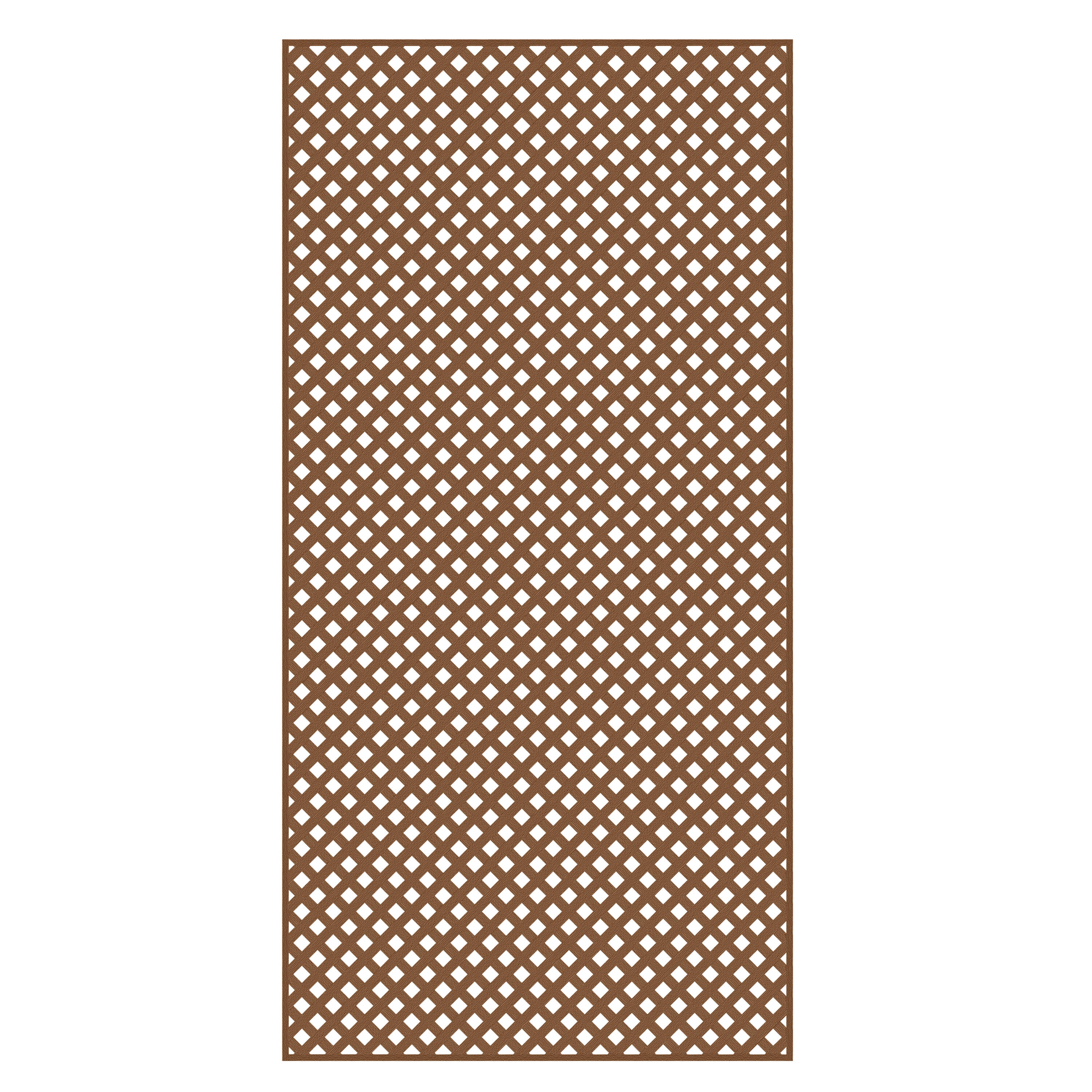Freedom 48-in x 8-ft California Redwood Vinyl Decorative Lattice #73004040