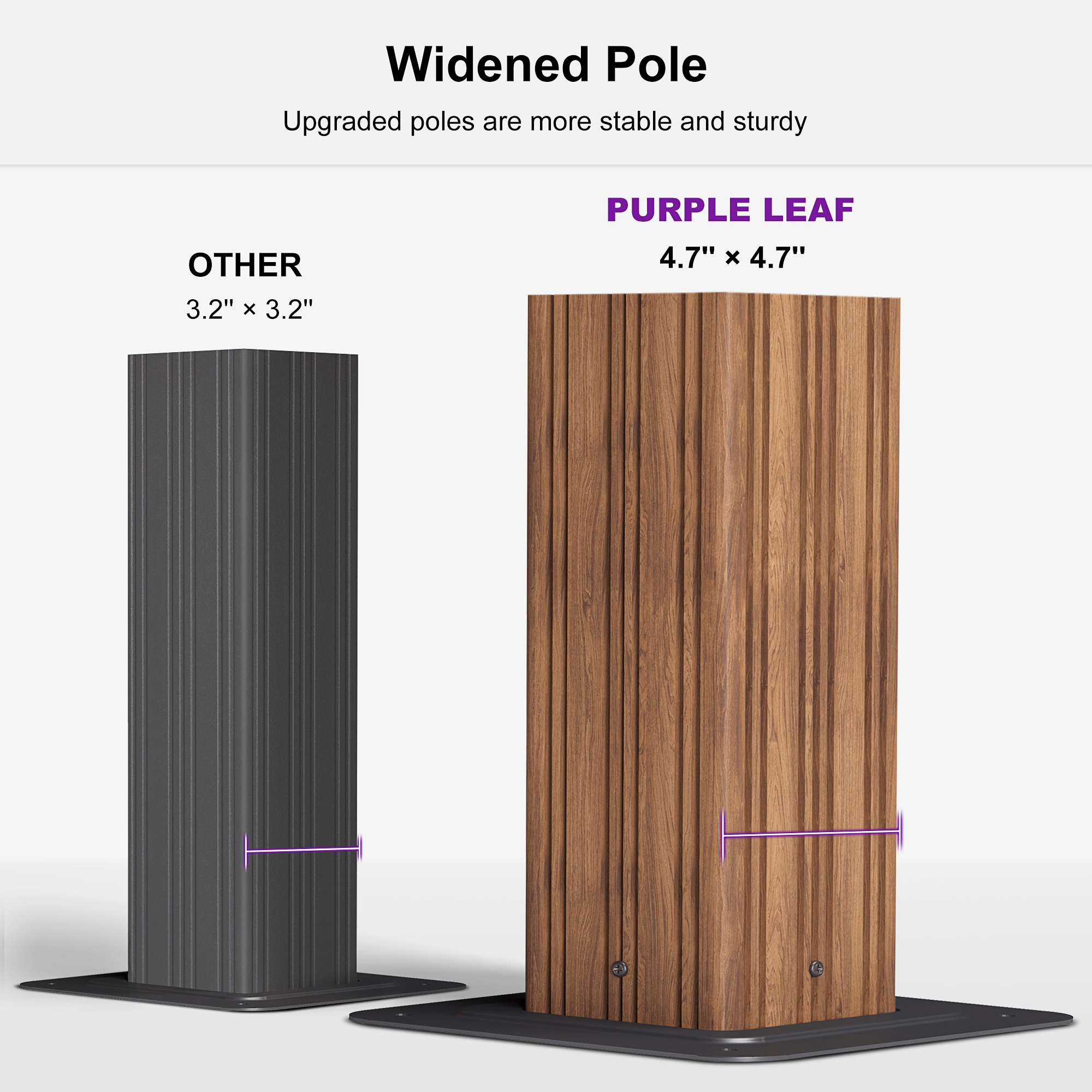 PURPLE LEAF LS06WHTG1224 Wood-Resin-Gazebos - View #7