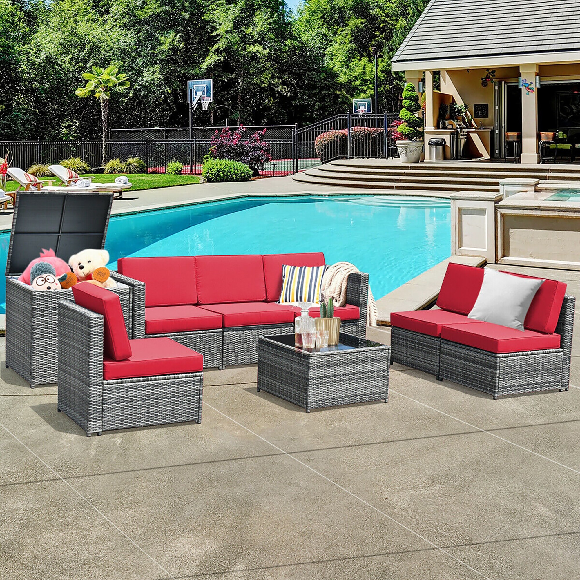 CASAINC CN-WFQ004-GRD Patio-Conversation-Sets - View #8