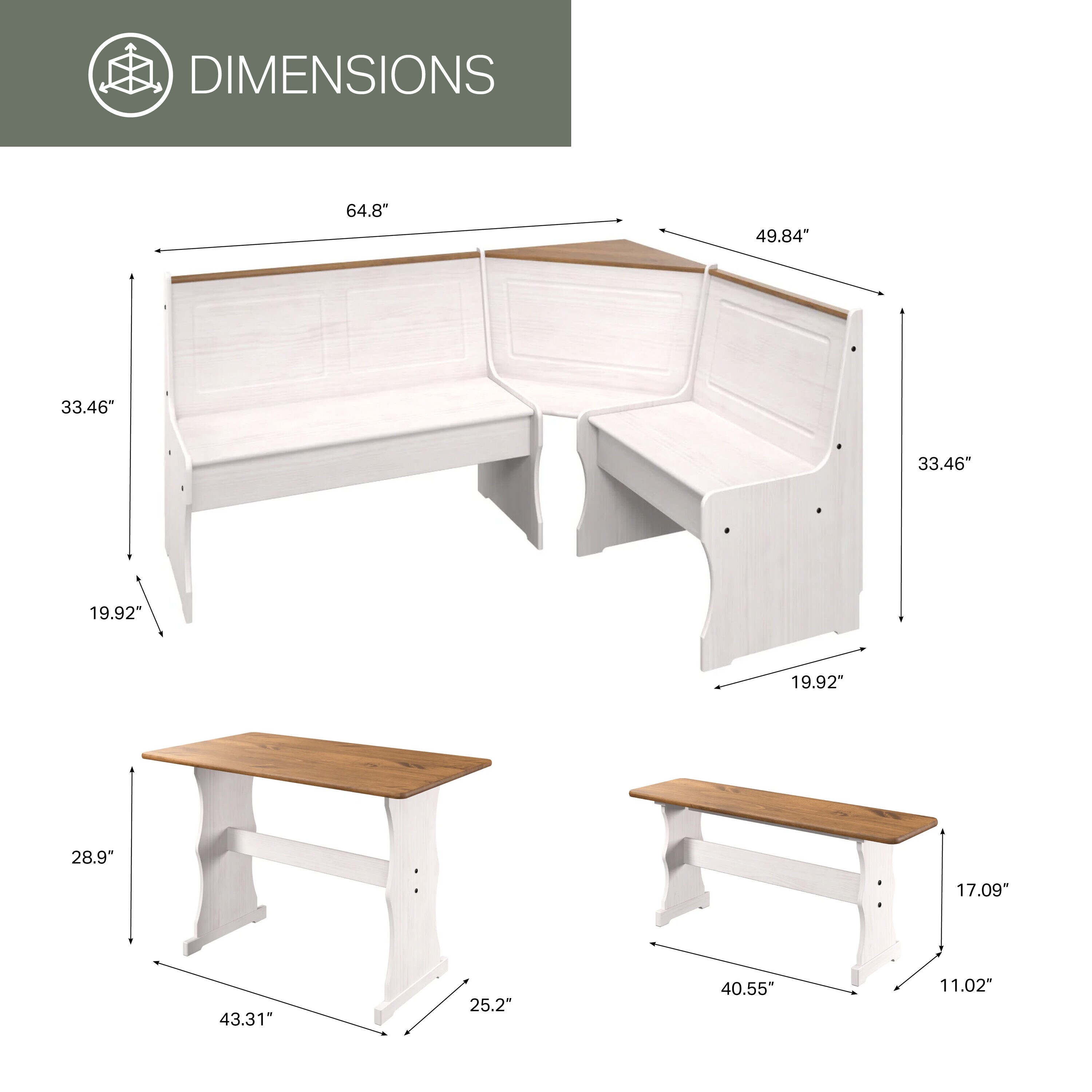 OSHOME COW805 Dining-Sets - View #4