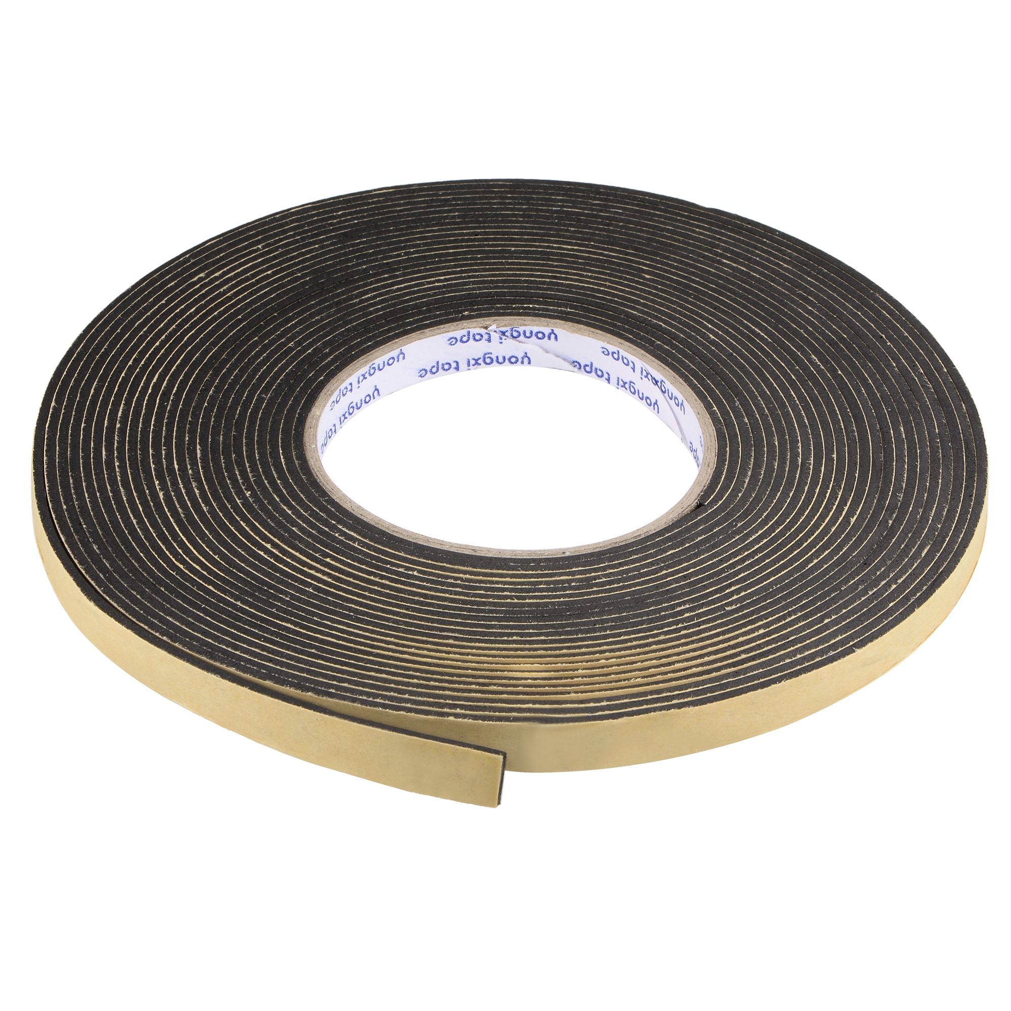 Unique Bargains Sealing Foam Tape 10mm Wide 2mm Thick 10m/32.8ft Long EVA Self Adhesive Weather Strip for Window Door Insulation