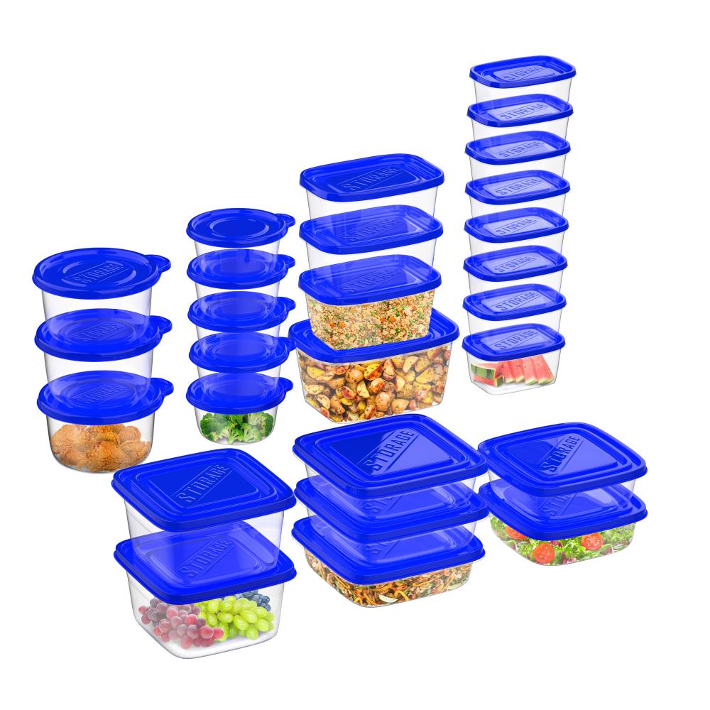 Ziploc 3-Pack Multisize Plastic Bpa-free Reusable Food Storage Container  with Lid at