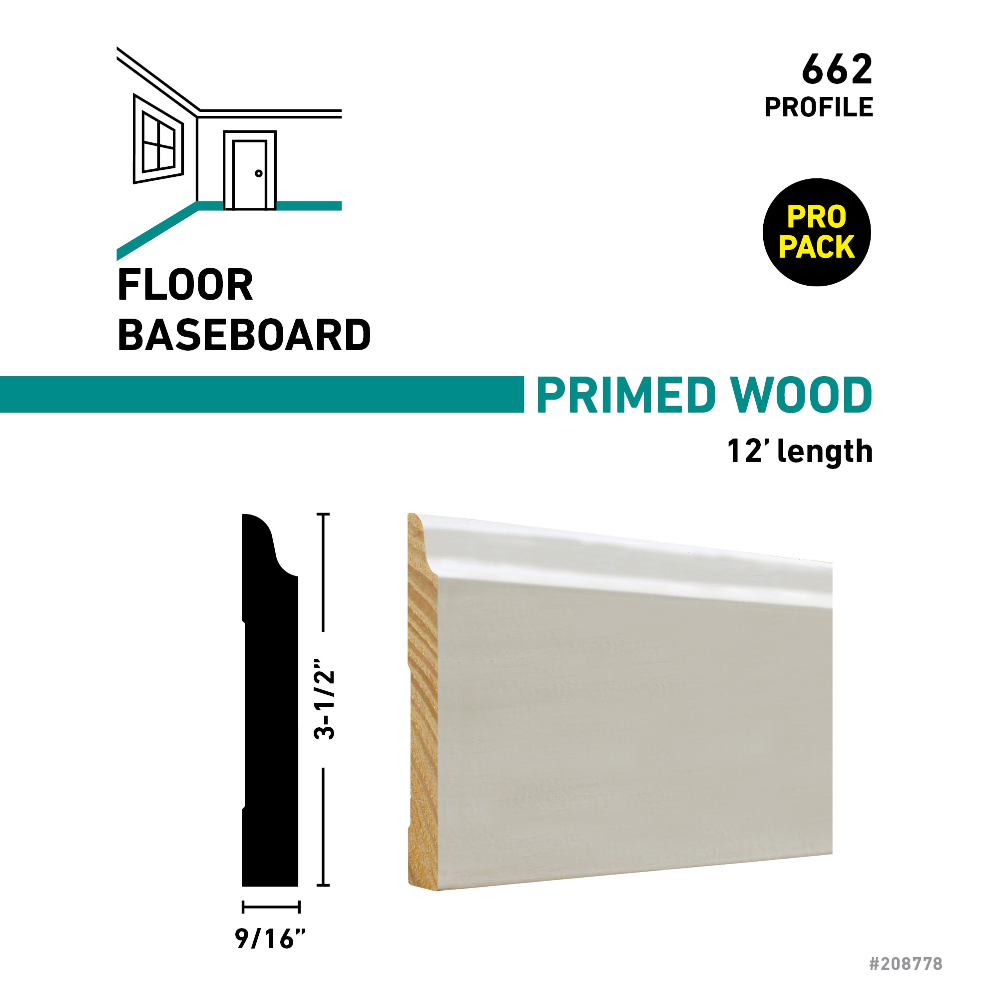 RELIABILT C 66212FJPMD Baseboard-Moulding - View #3