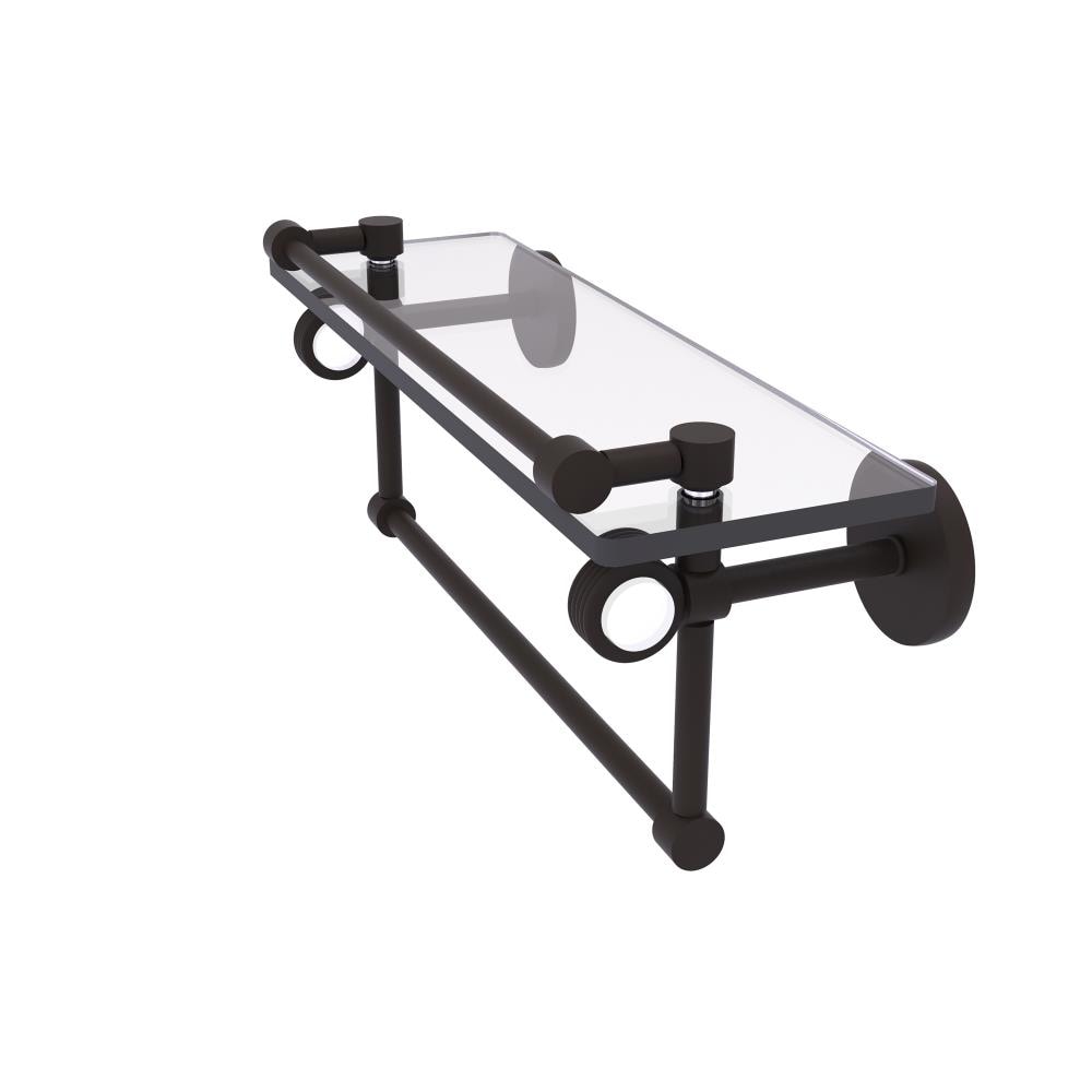 Allied Brass CV-1TBG-16-GAL-ORB Clearview Oil Rubbed Bronze Wall mount Bathroom Shelf ( 16-in x 6.7-in x 5-in )