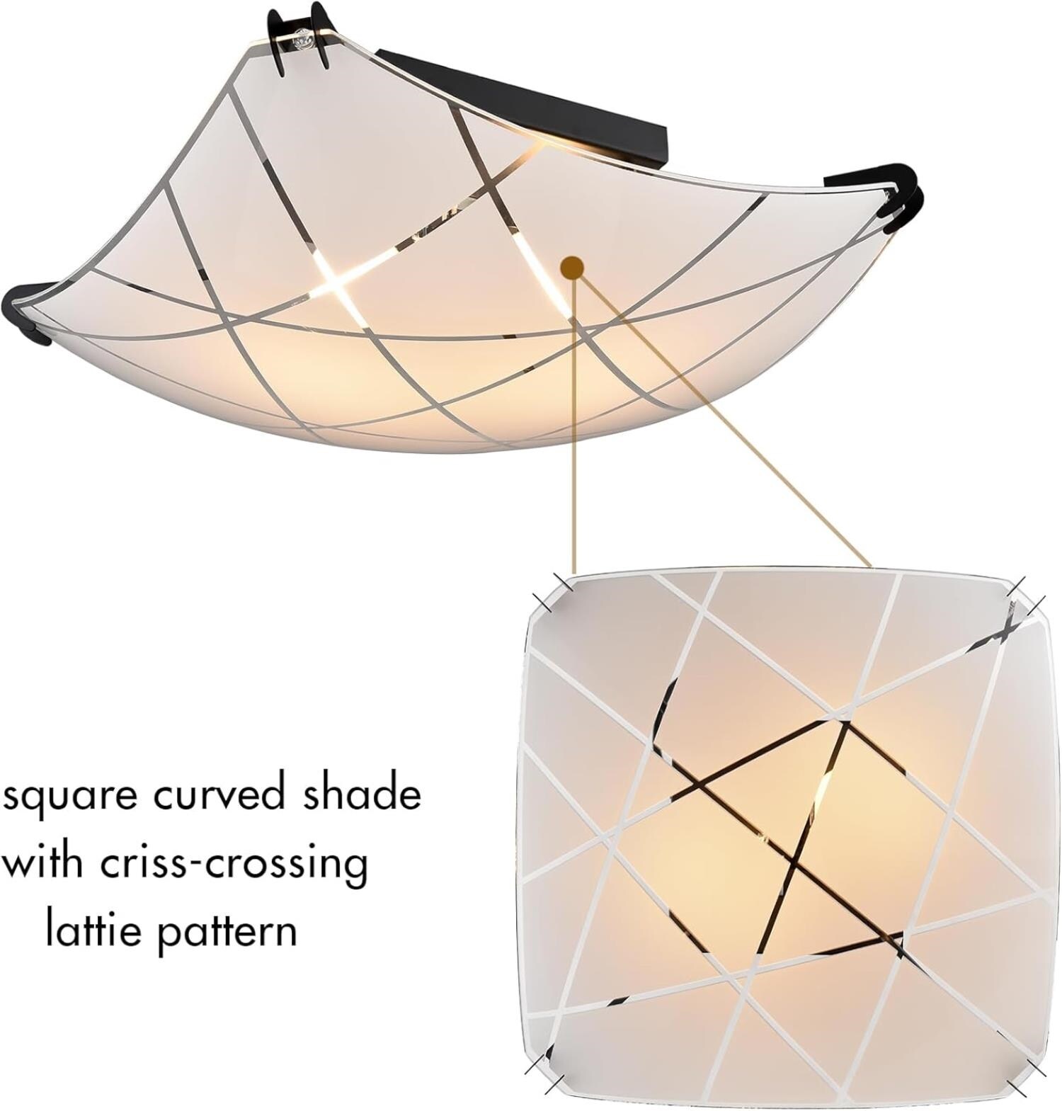 Claxy CL-B7267-2CU-BK flushmounts - View #2