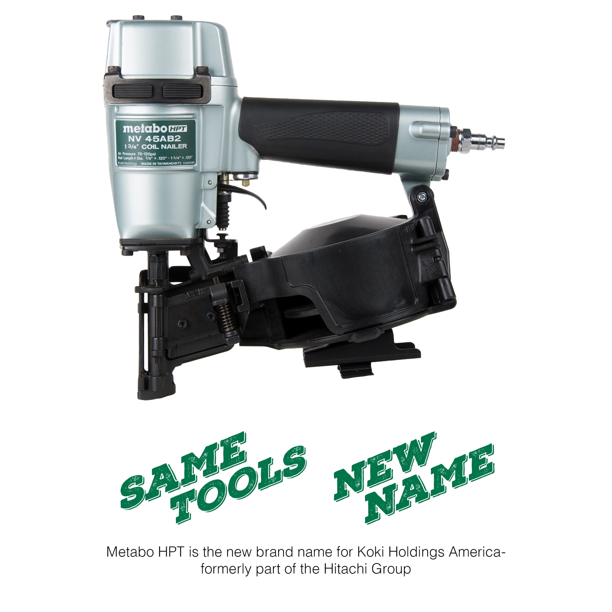 Metabo HPT 1.75-in 15-Degree Pneumatic Roofing Nailer in the