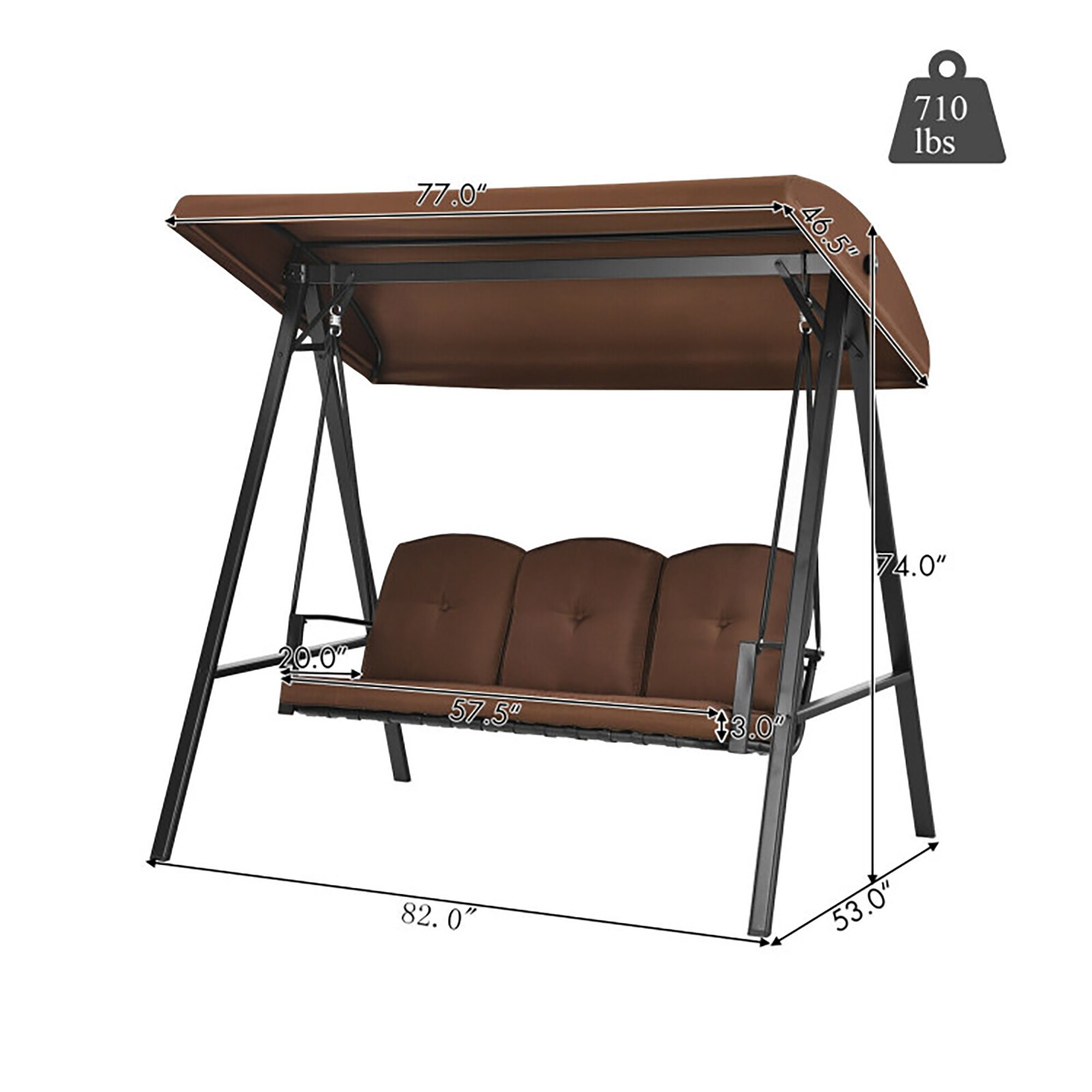 CASAINC CA-W419318-BN Swing-Gliders - View #9